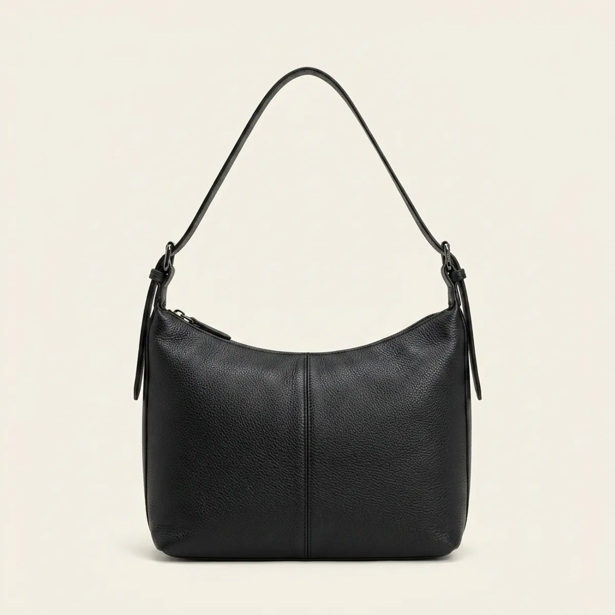 Bolso Hobo Mujer Cierre Cremallera Textura Croco Cuero Ecologico Cartera-0