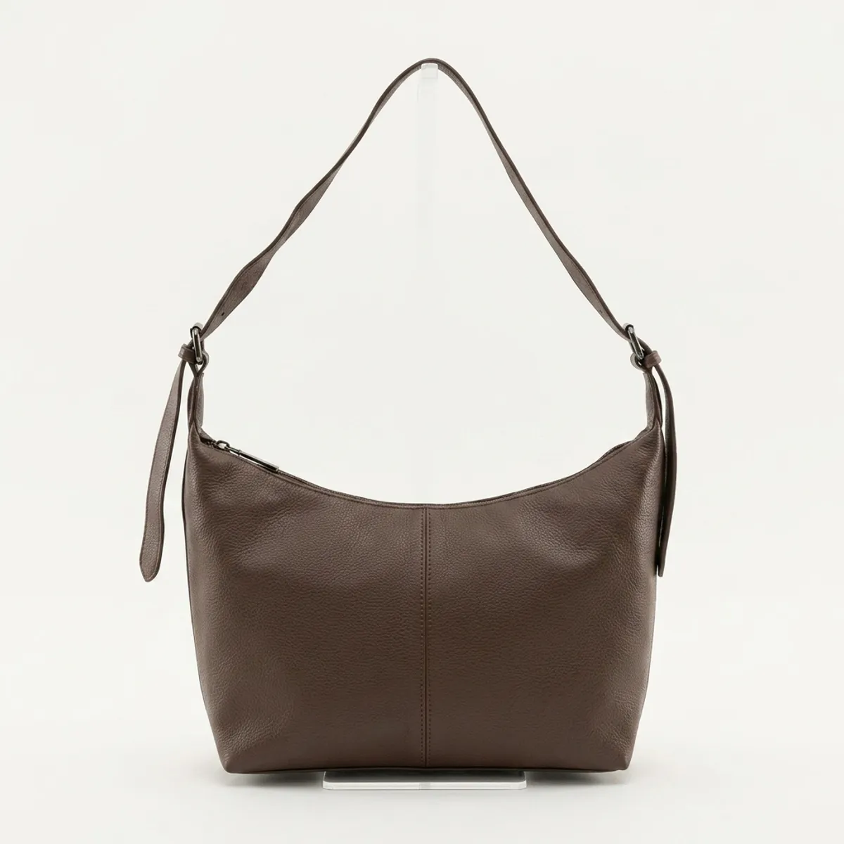 Bolso Hobo Mujer Cierre Cremallera Textura Croco Cuero Ecologico Cartera-0