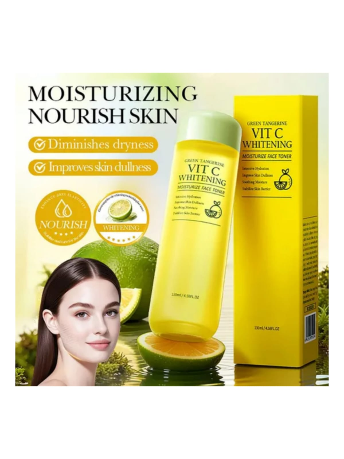 Tonico Facial Vitamina C Green Tangerine Iluminador Blanqueador Antioxidante-3