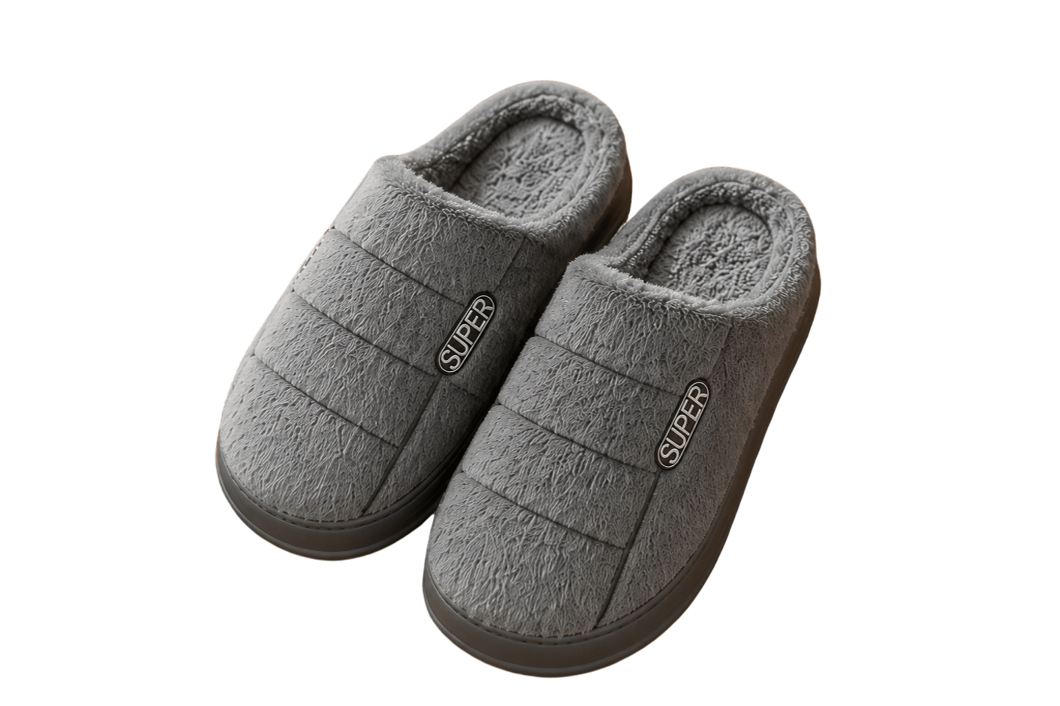 Pantuflas de Piel Antideslizantes Hombre Cuero Sintetico-0