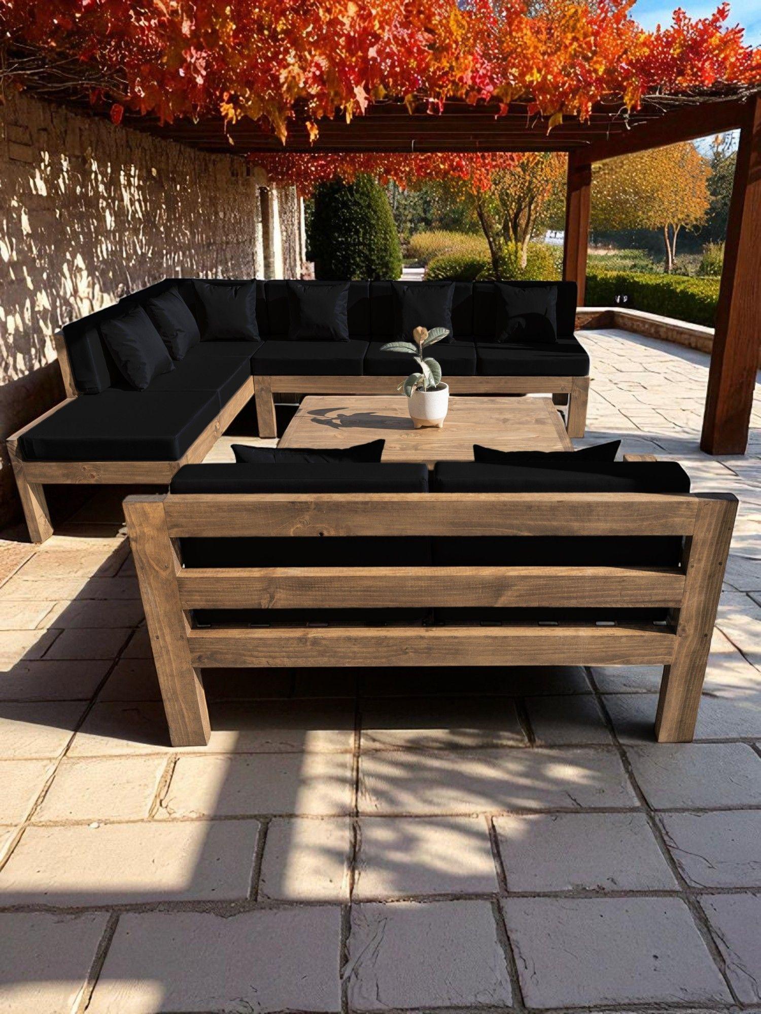 TERRAZA RÚSTICA MIARUSTE MODELO ELE 8 CUERPOS MADERA COLOR ROBLE V2-2