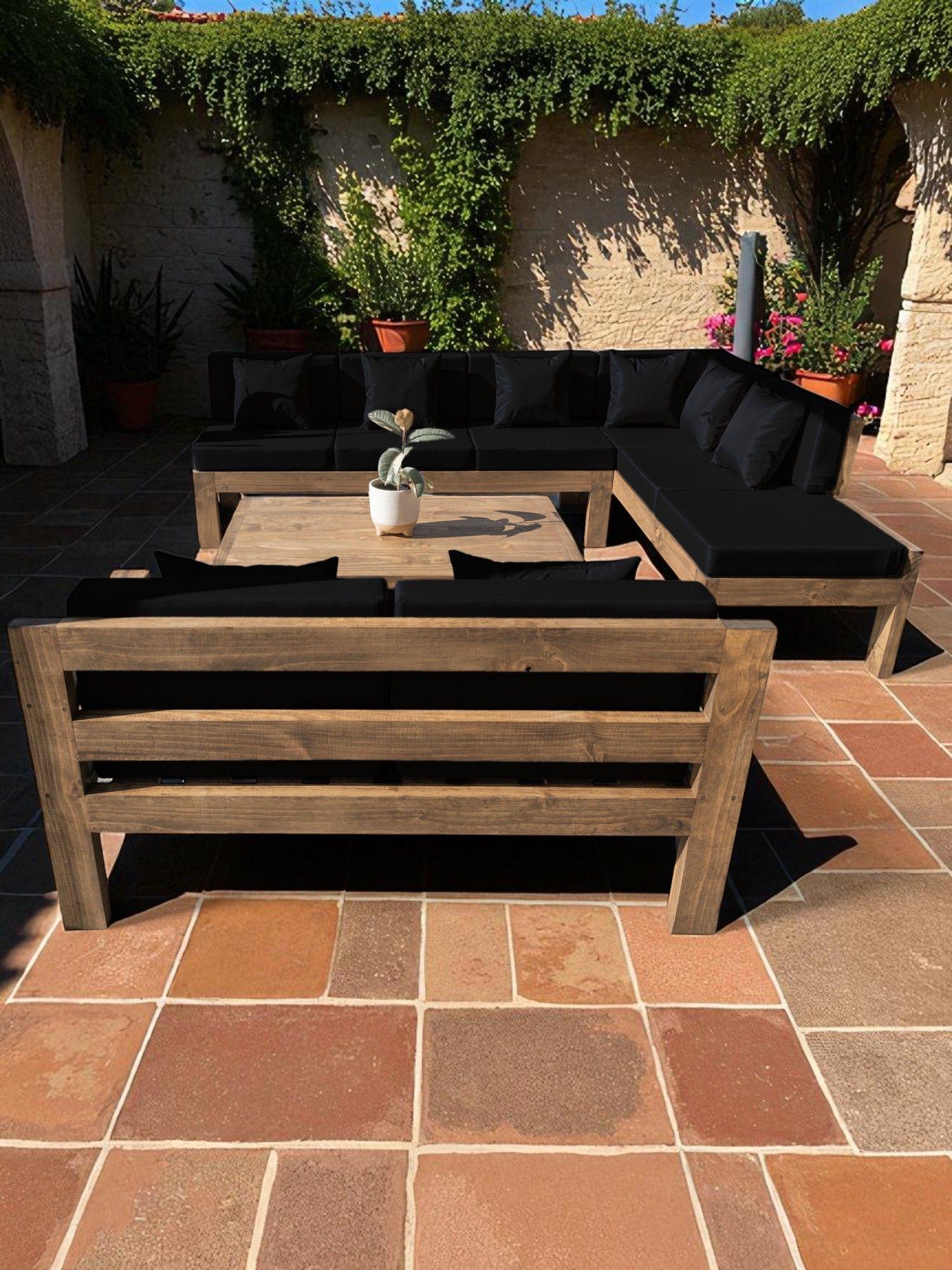 TERRAZA RÚSTICA MIARUSTE MODELO ELE 8 CUERPOS MADERA COLOR ROBLE V2-3