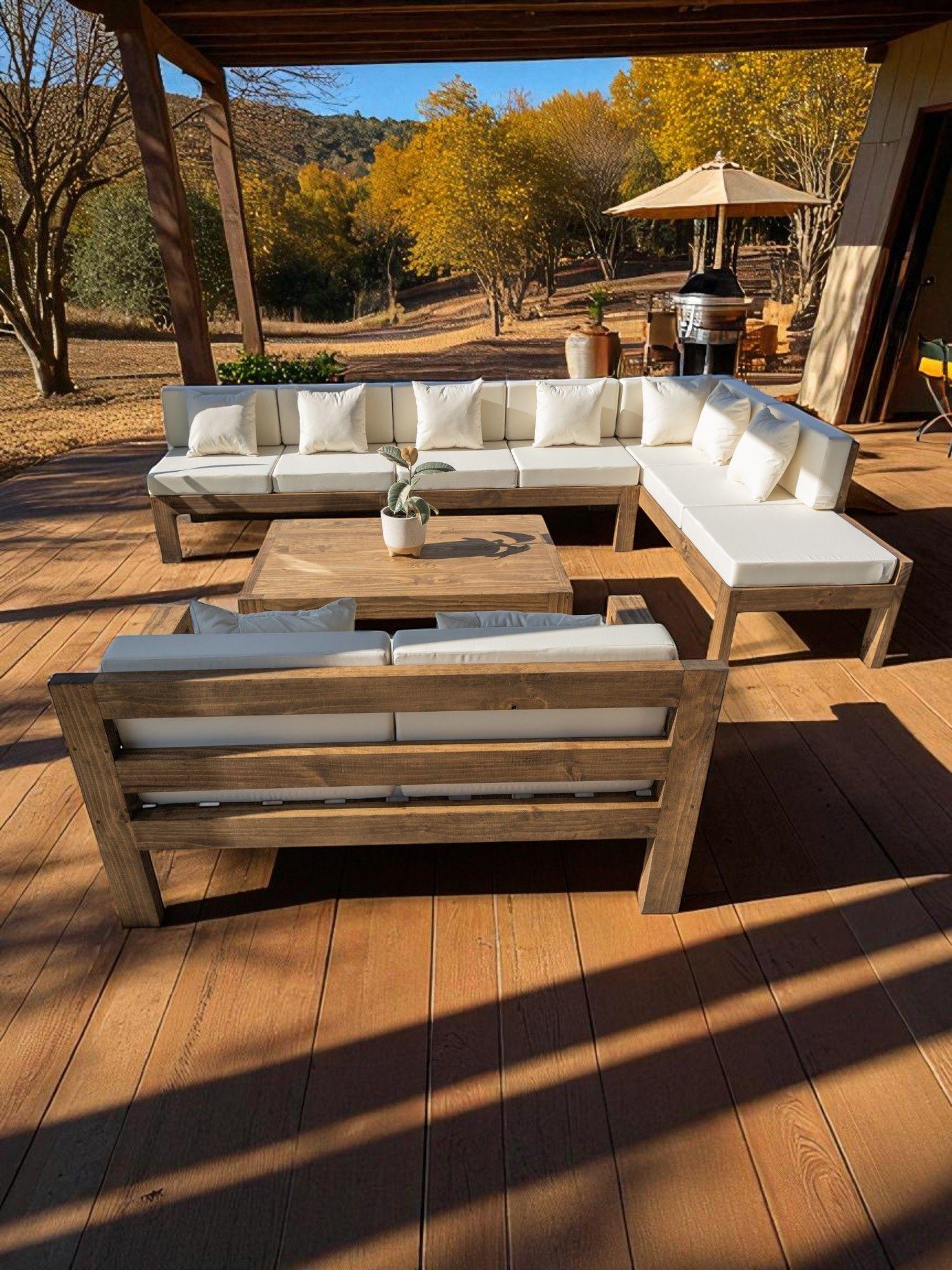 TERRAZA RÚSTICA MIARUSTE MODELO ELE 9 CUERPOS MADERA COLOR ROBLE-2