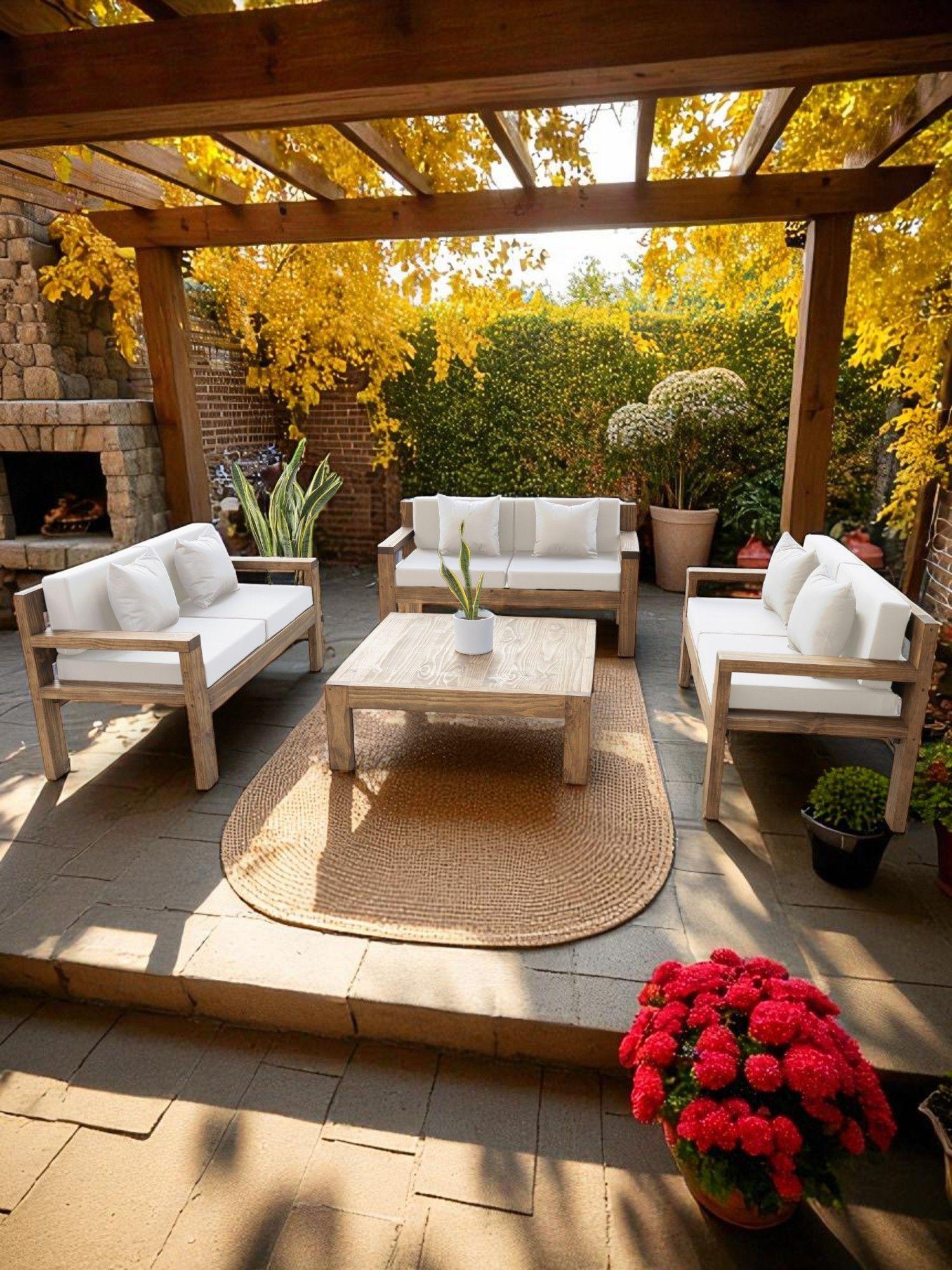 TERRAZA RÚSTICA MIARUSTE MODELO AMBAR 6 CUERPOS MADERA COLOR ROBLE-1