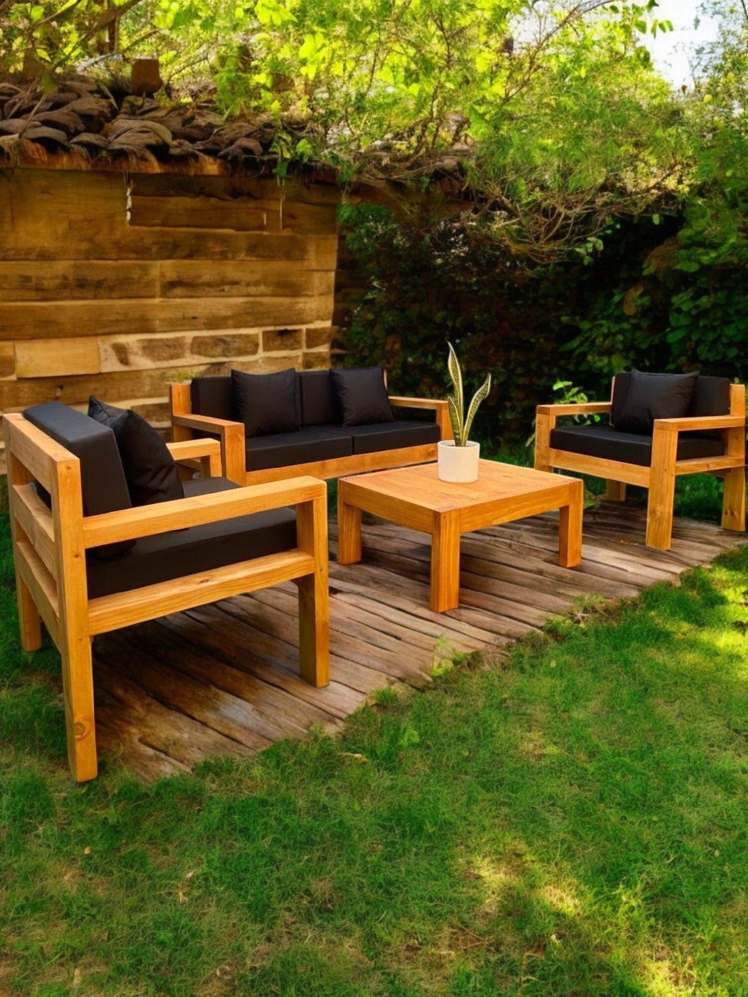 TERRAZA RÚSTICA MODELO AMBAR 4 CUERPOS MADERA COLOR PALO ROSA-3