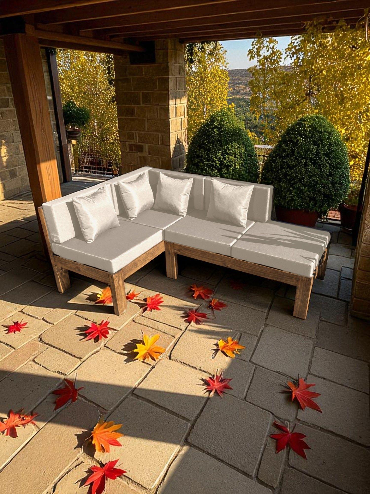 TERRAZA RÚSTICA MIARUSTE MODELO ELE 4 CUERPOS MADERA COLOR ROBLE-0