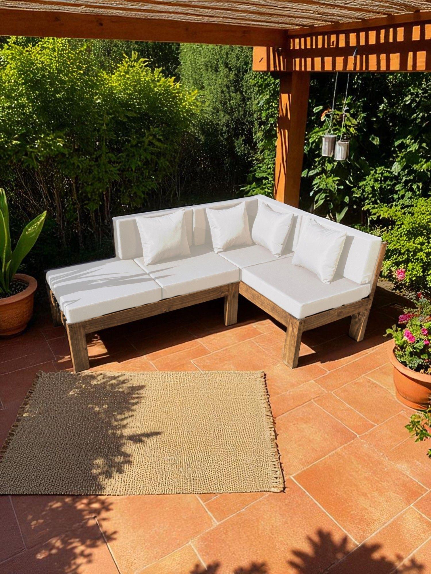 TERRAZA RÚSTICA MIARUSTE MODELO ELE 4 CUERPOS MADERA COLOR ROBLE-2