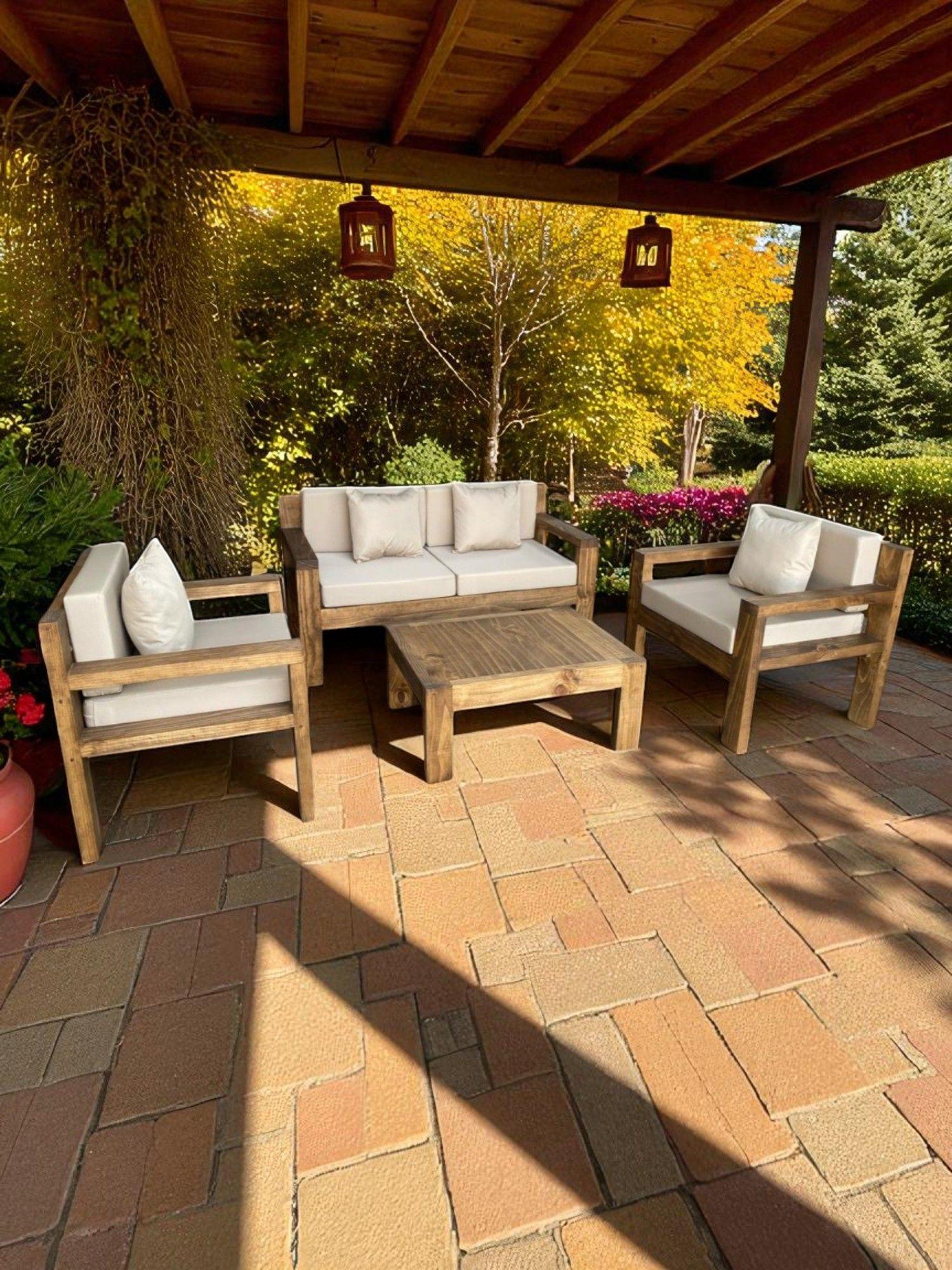 TERRAZA RÚSTICA MIARUSTE MODELO AMBAR 4 CUERPOS COLOR MADERA ROBLE-2