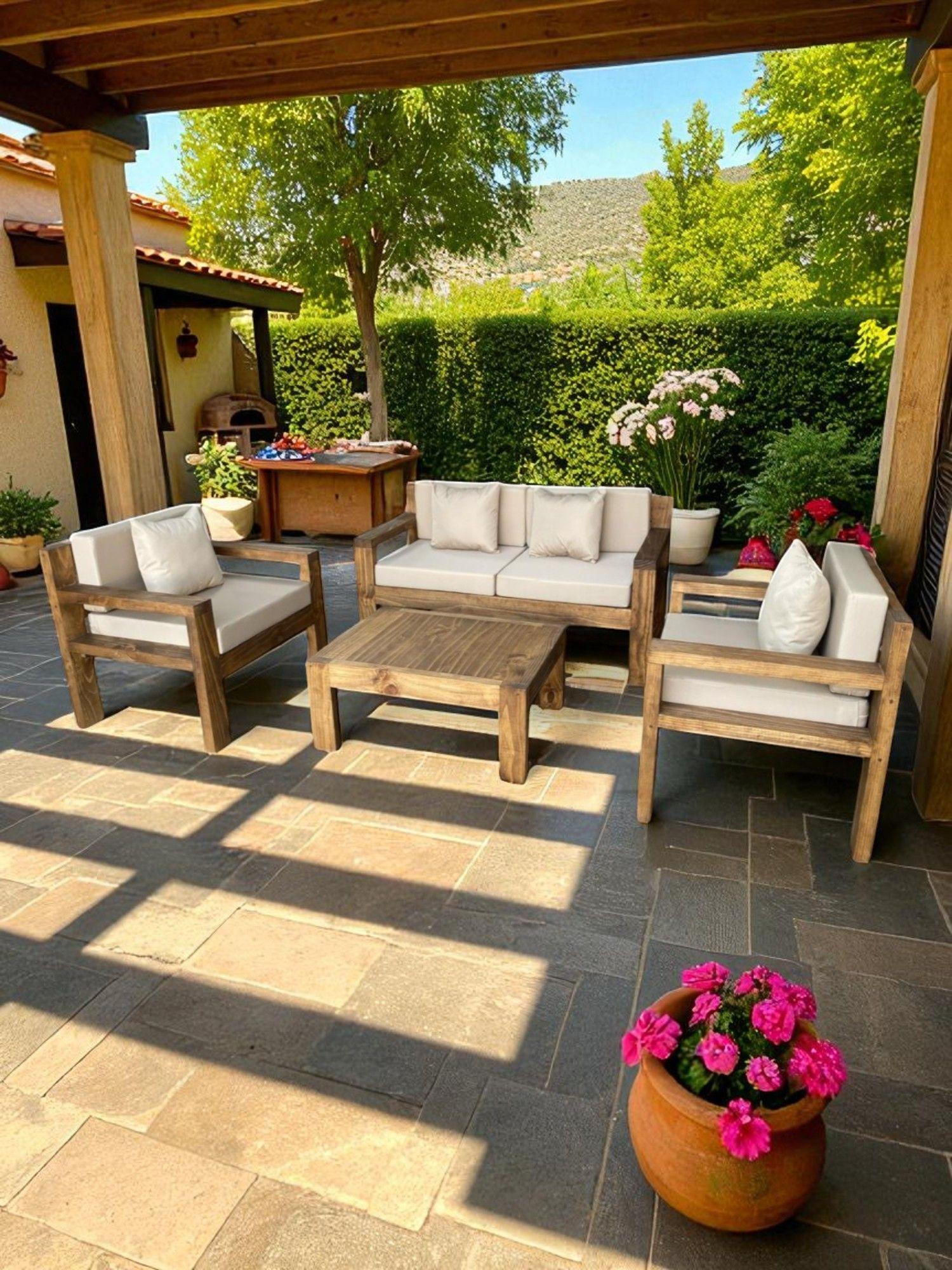 TERRAZA RÚSTICA MIARUSTE MODELO AMBAR 4 CUERPOS COLOR MADERA ROBLE-3
