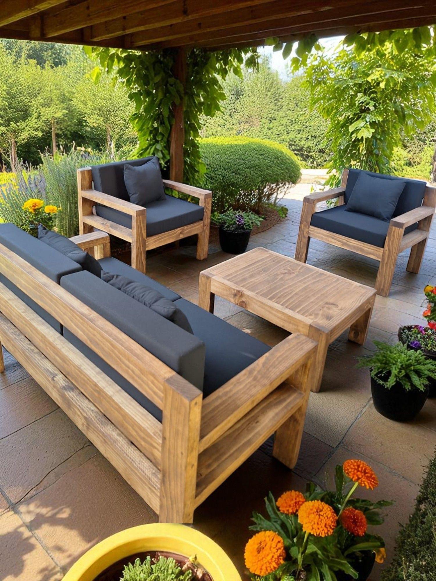 TERRAZA RÚSTICA MIARUSTE MODELO AMBAR 4 CUERPOS COLOR MADERA ROBLE-3