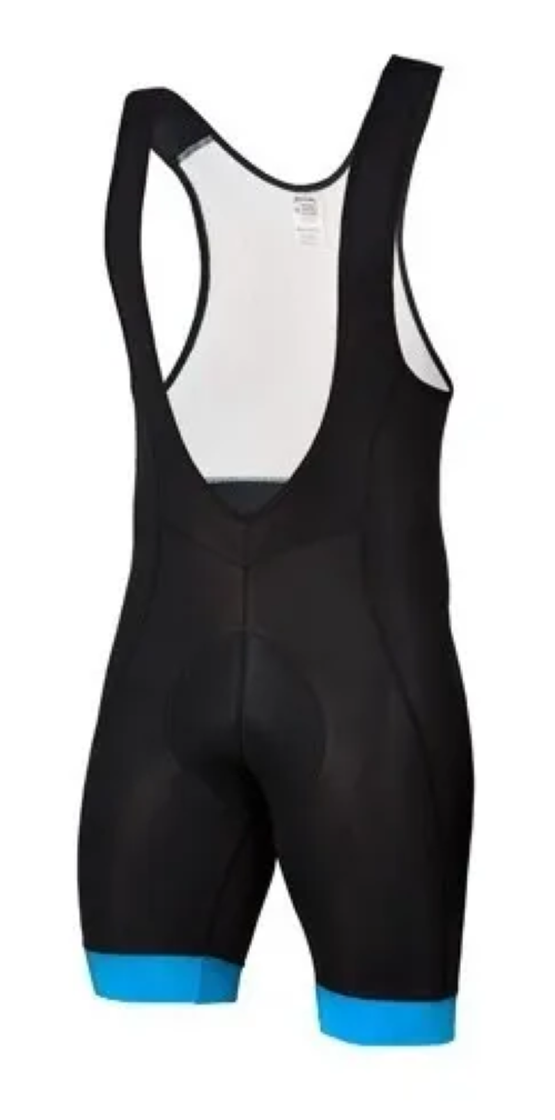 Calza Corta Con Tirantes Ciclismo Spiuk Anatomic Negro-Azul-0