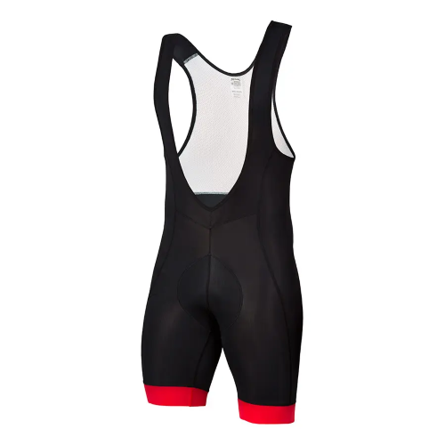 Calza Corta Con Tirantes Ciclismo Spiuk Anatomic Negro-Rojo-0