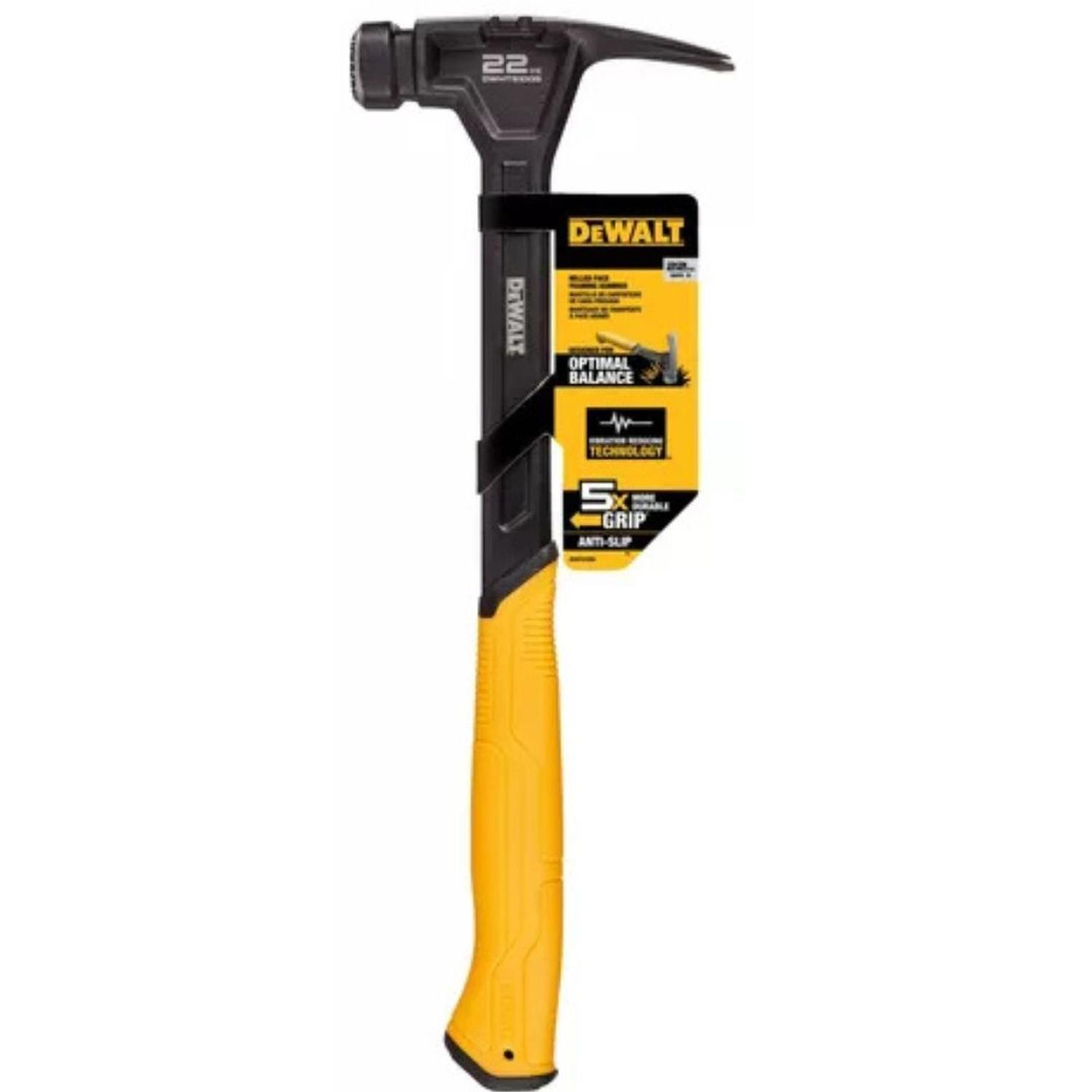 Martillo De Carpintero De 22 Onzas Dewalt Dwht51005 Cara fresada-0