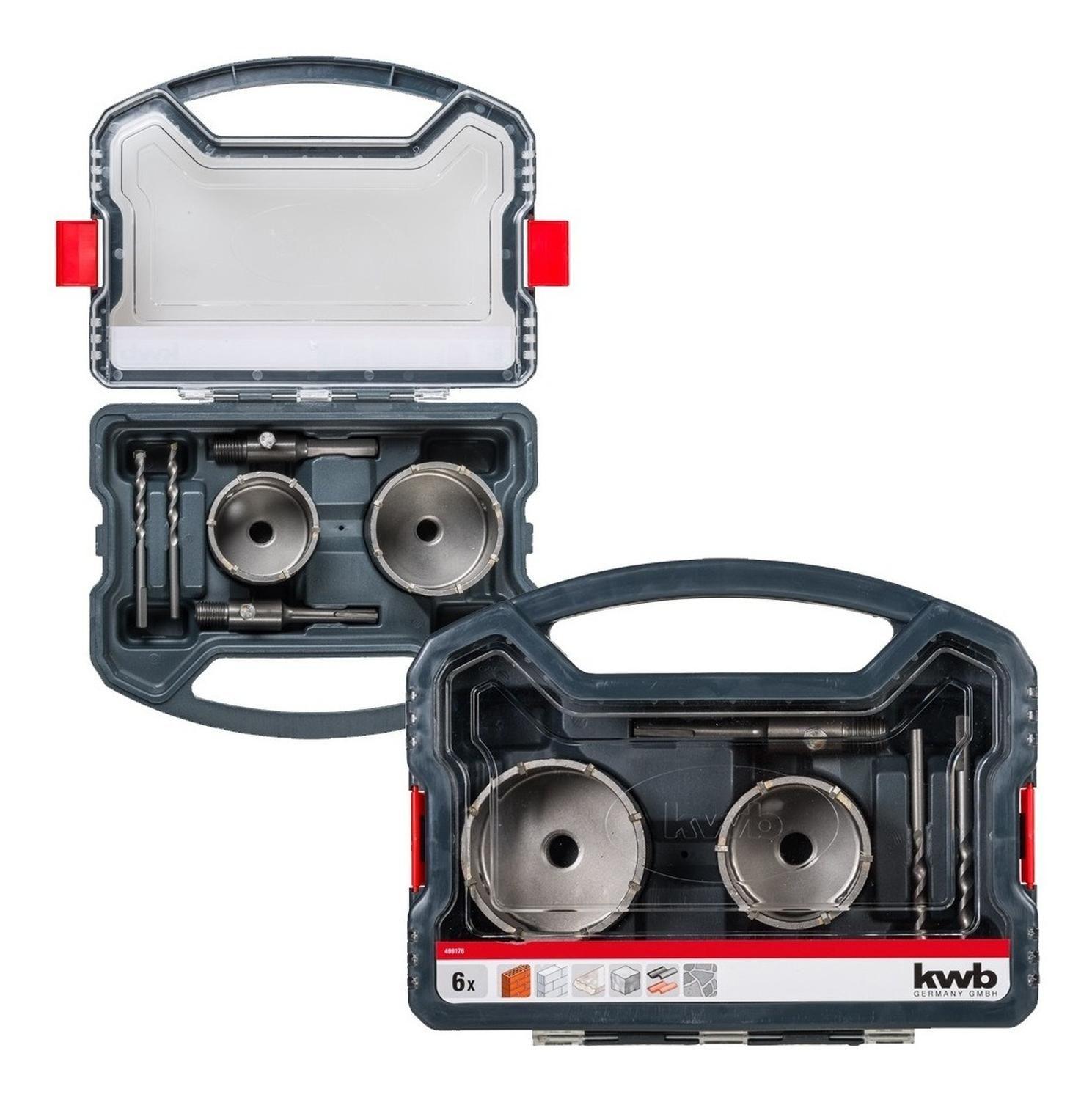 Juego De Sierras Corona De Tungsteno 6 Piezas Kwb-0