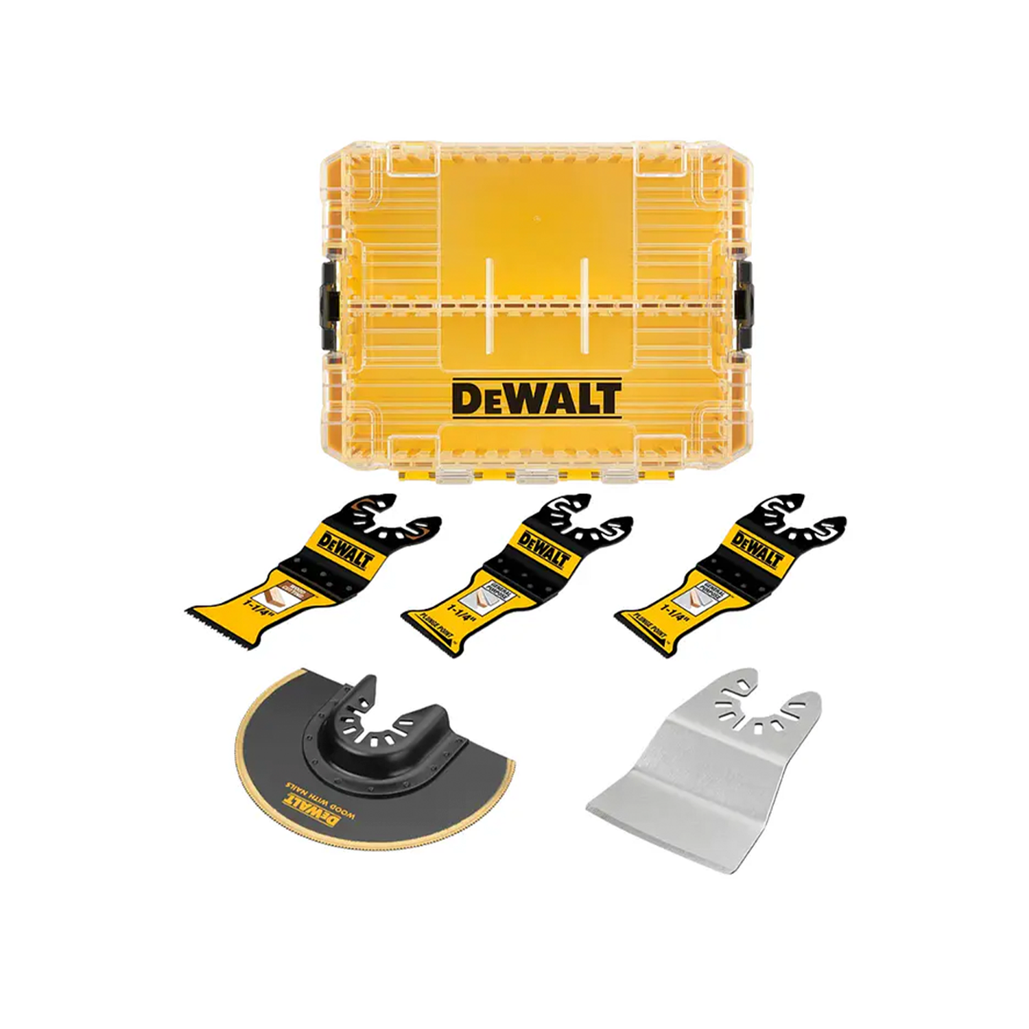 Set 5 Piezas Oscilante Multiuso Accesorios Dewalt DWA425GSET-0