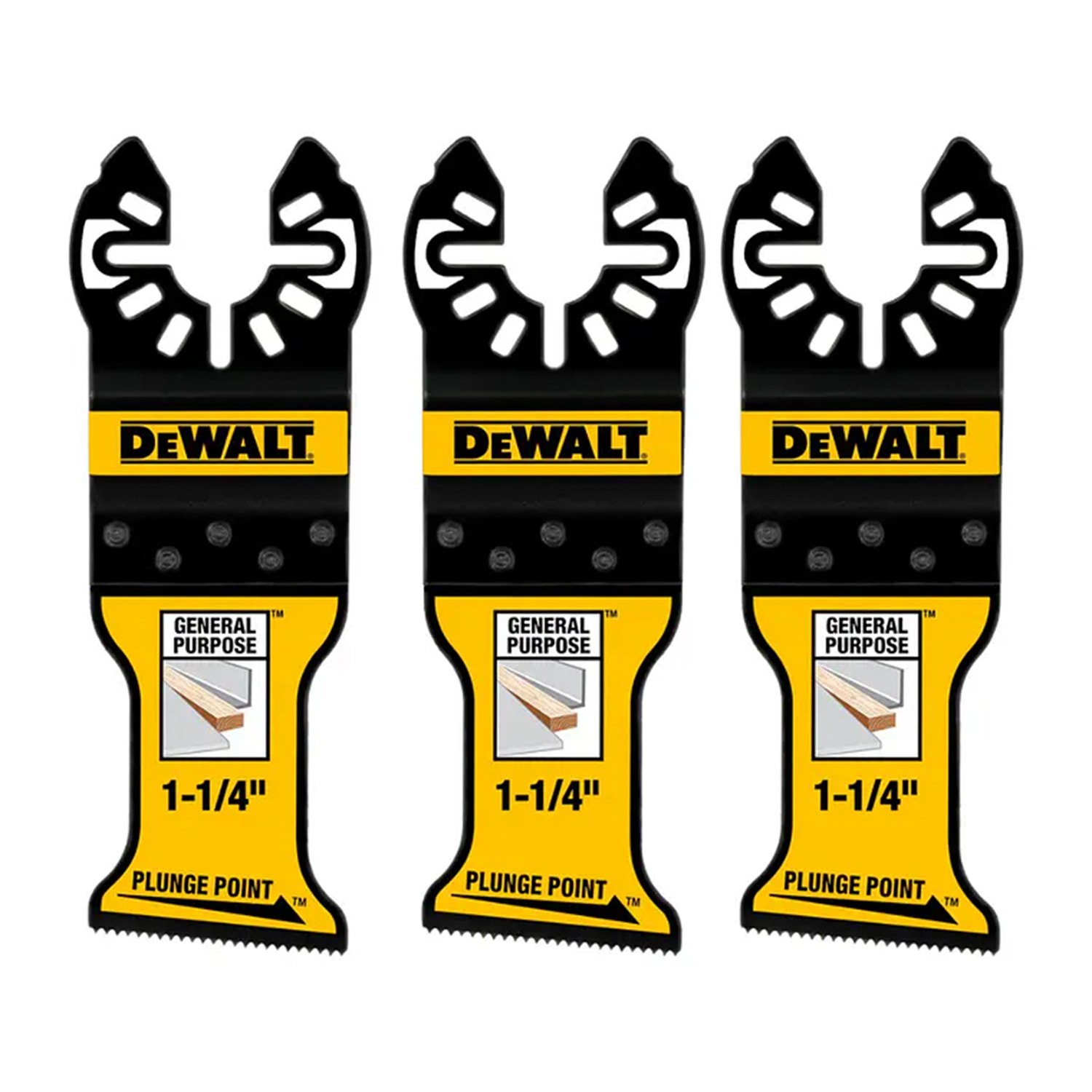 Set 5 Piezas Oscilante Multiuso Accesorios Dewalt DWA425GSET-1