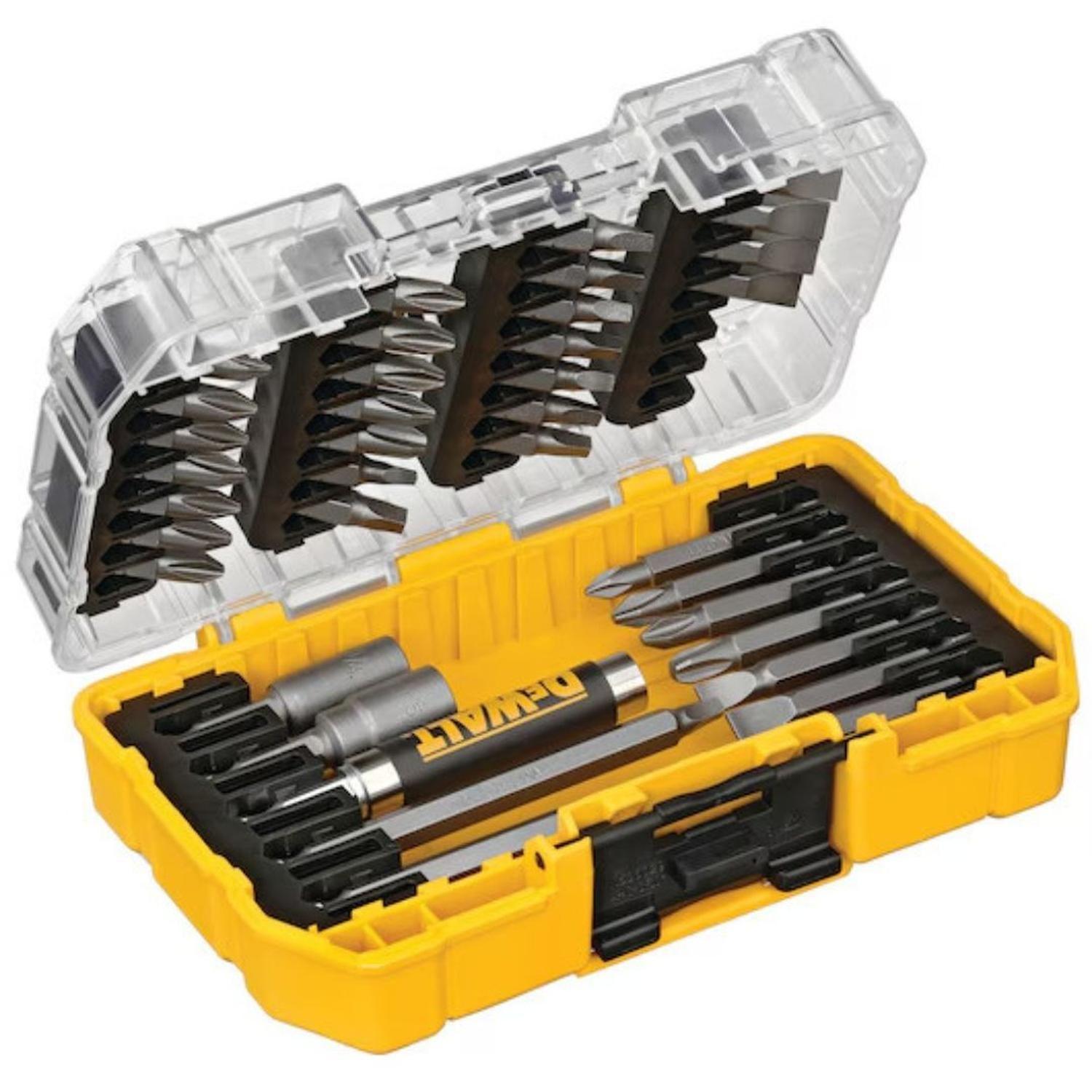 Set De 37 Piezas Con Guía Magnética Dewalt Dw2163-2