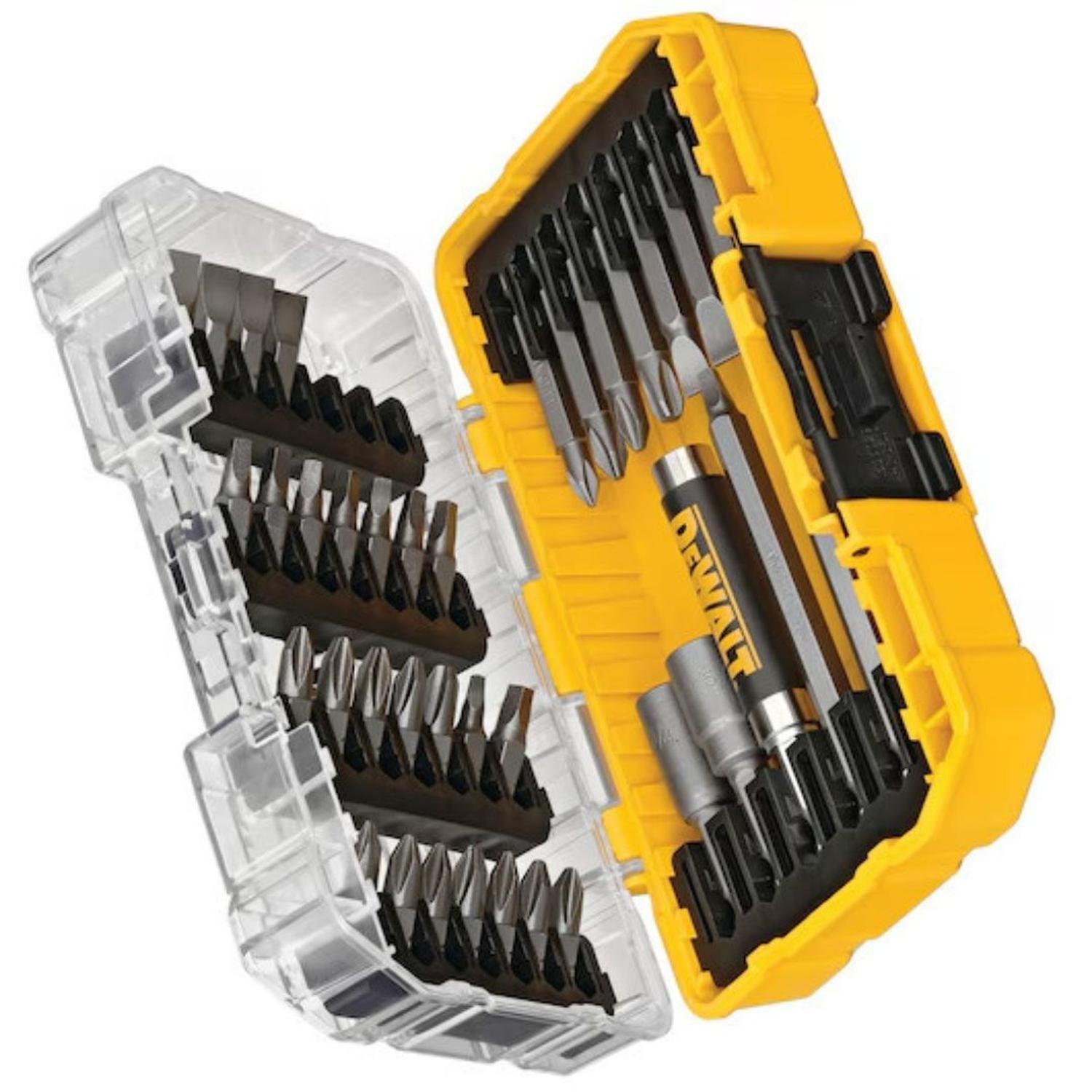 Set De 37 Piezas Con Guía Magnética Dewalt Dw2163-3