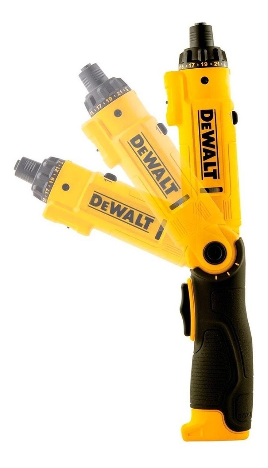 Kit Atornillador Inal. 8v + 45 Accesorios Dewalt Dcf008-b2-4