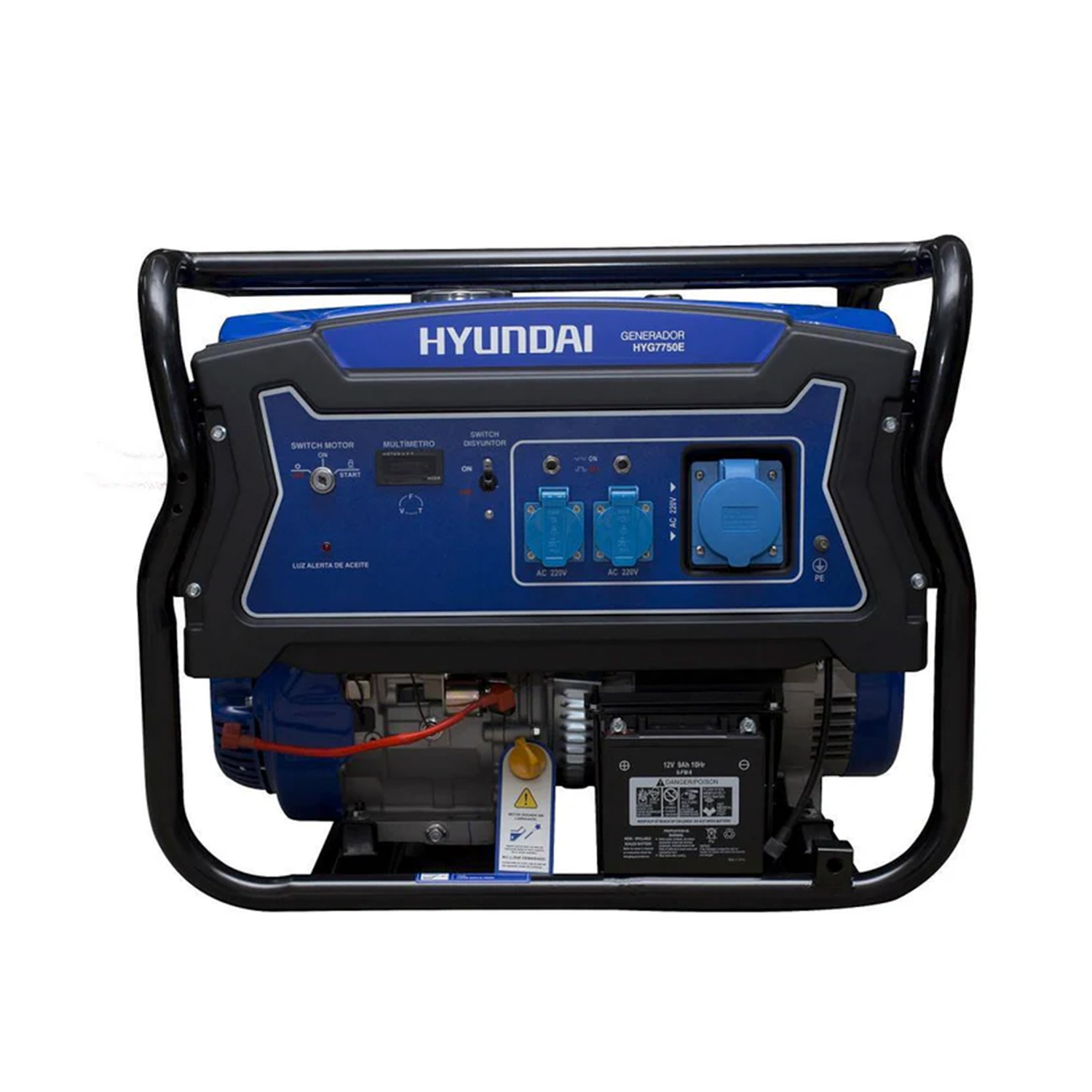 Generador Eléctrico a Gasolina 2800W Partida Eléctrica Hyundai 82HYG4050E-2