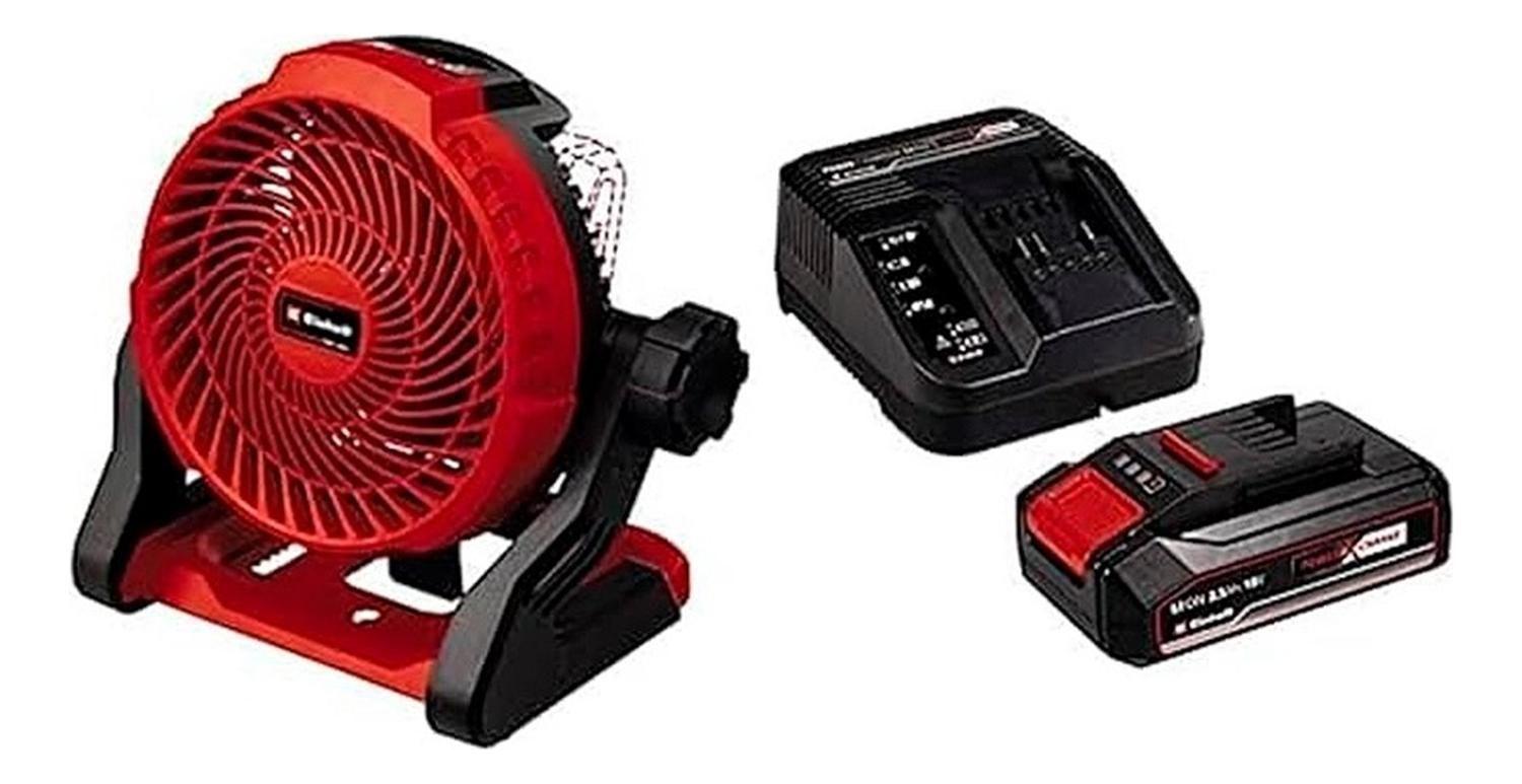 Ventilador Einhell + Kit Cargador Y Batería De 2,5-0