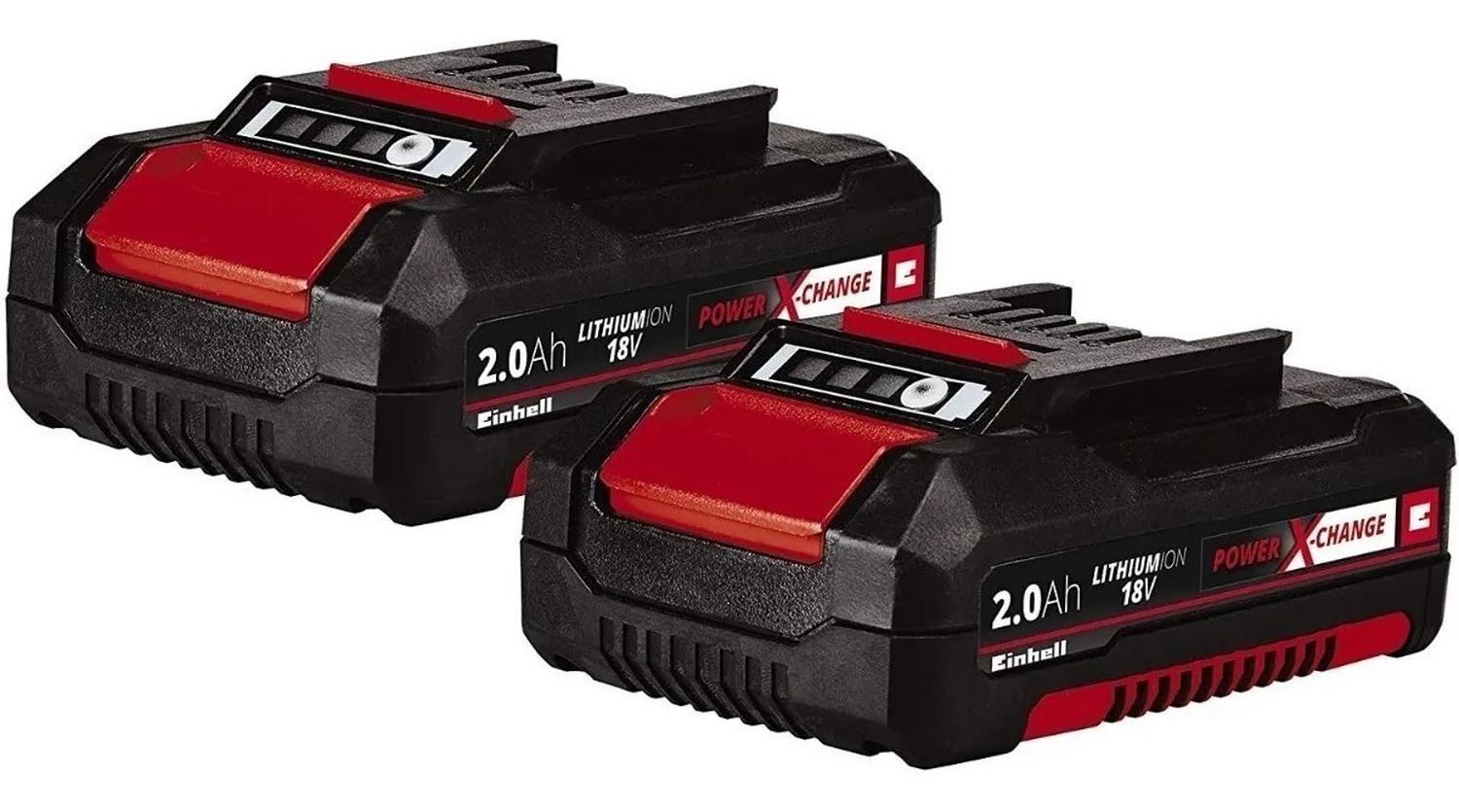 Twin Pack 2 Baterías De 2,0 Ah - 18v Einhell-0