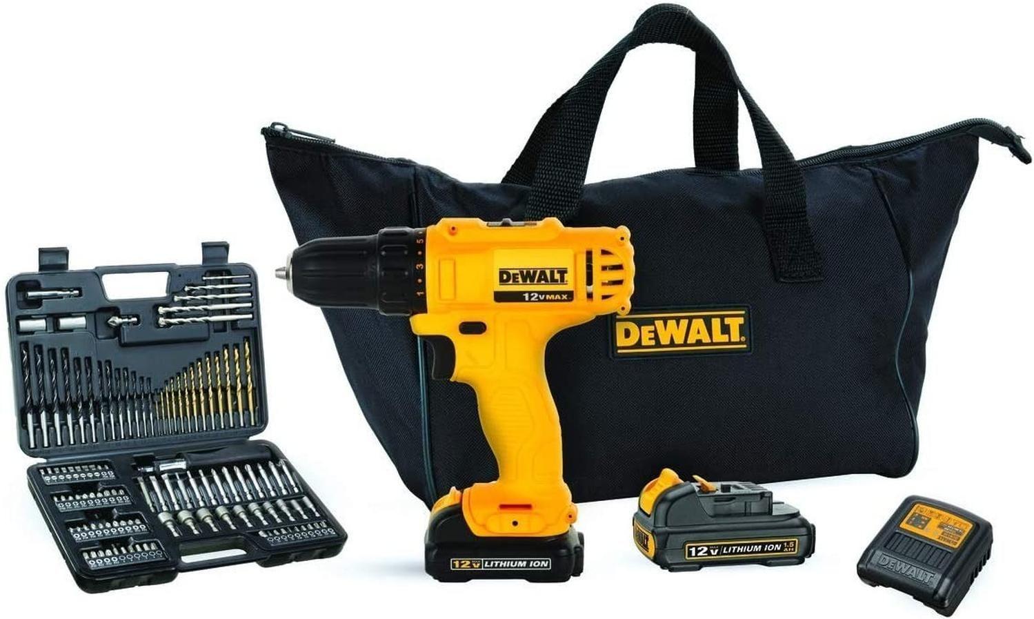 Taladro Atornillador Dewalt Dcd700c2a-b2 + 109 Accesorios-0