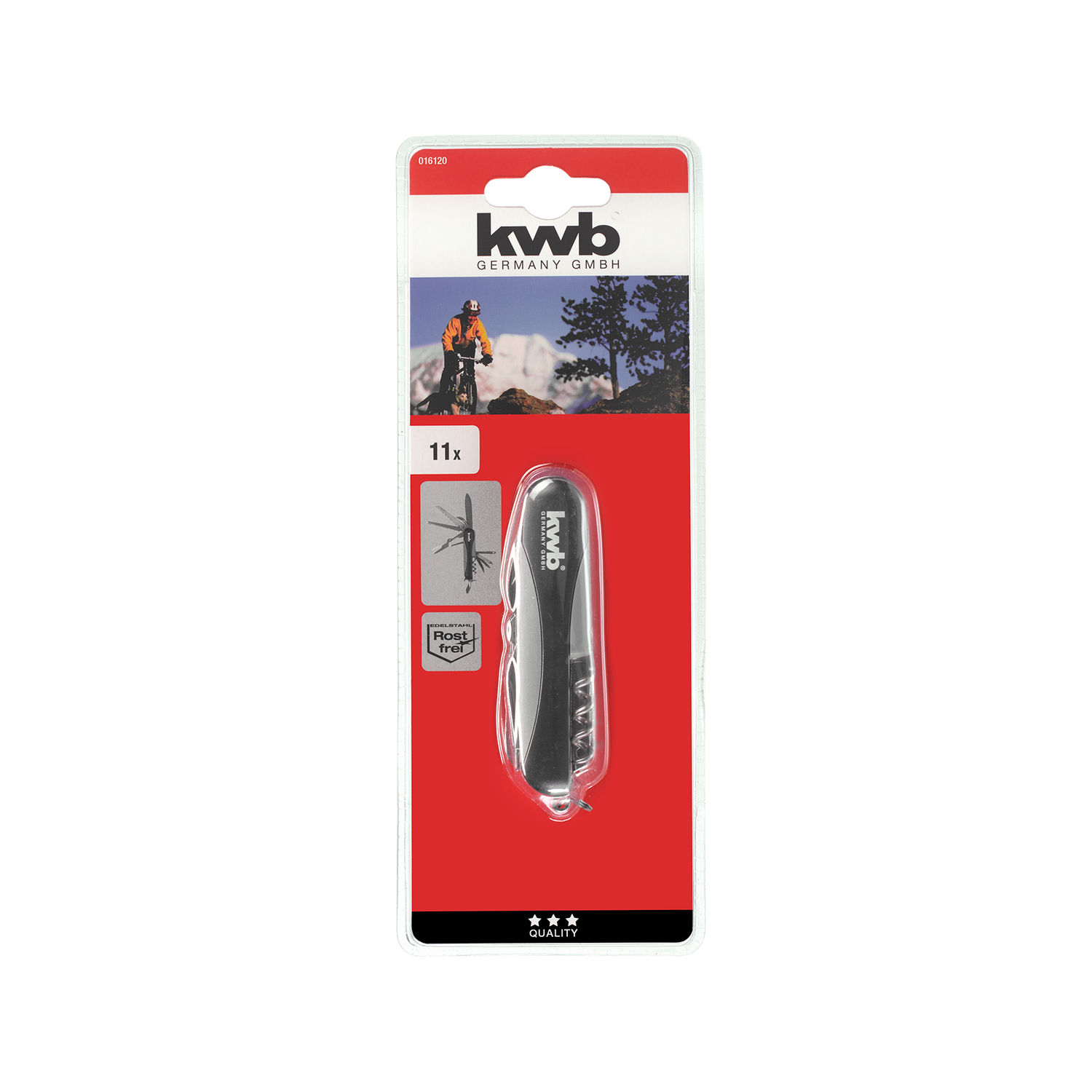 Cuchillo de Bolsillo 11 Piezas KWB 49016120-2
