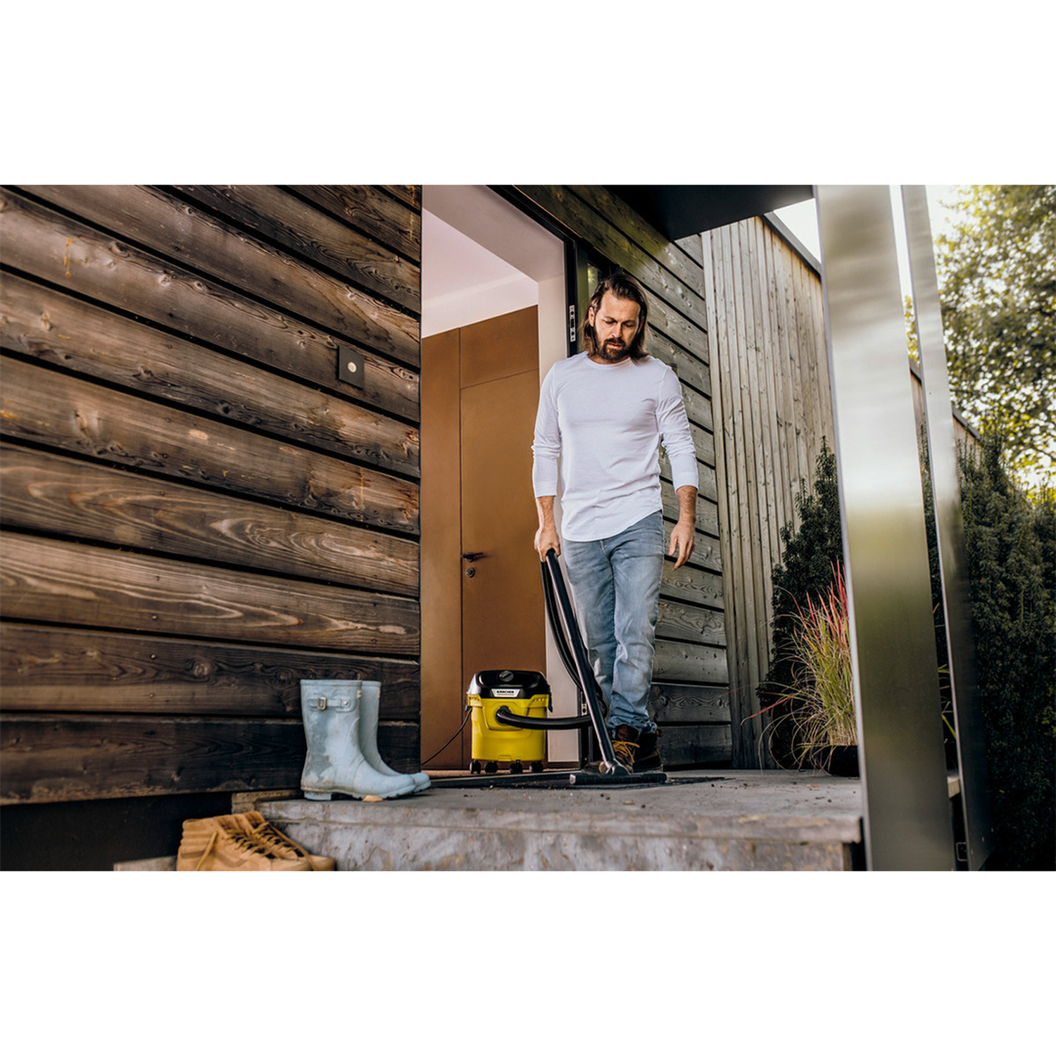 Aspiradora agua y polvo Karcher KWD 1 - 12lts Func. Soplado-4