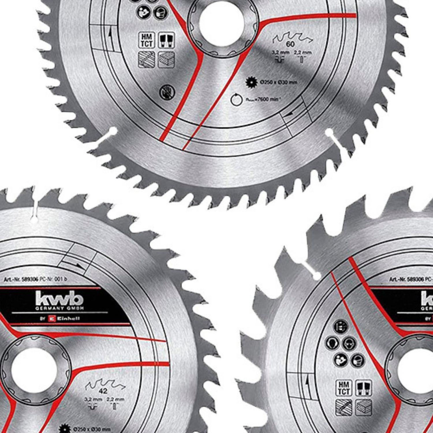 Discos De Corte 3 Uni. Accesorio Sierra Banco Einhell 589306-2
