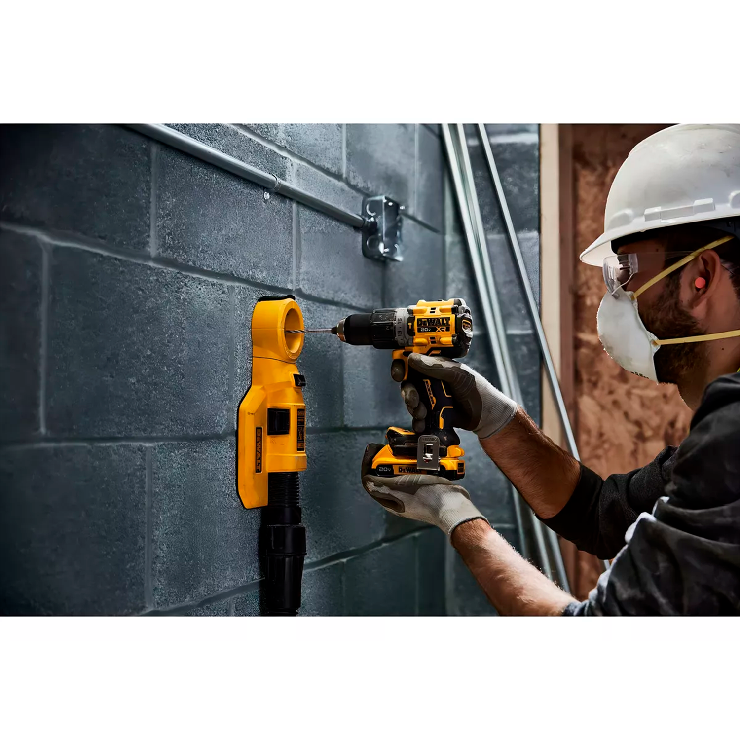 Taladro Percutor Dewalt 13mm 20v Max Xr DCD805B-B3 - Sin Batería-1