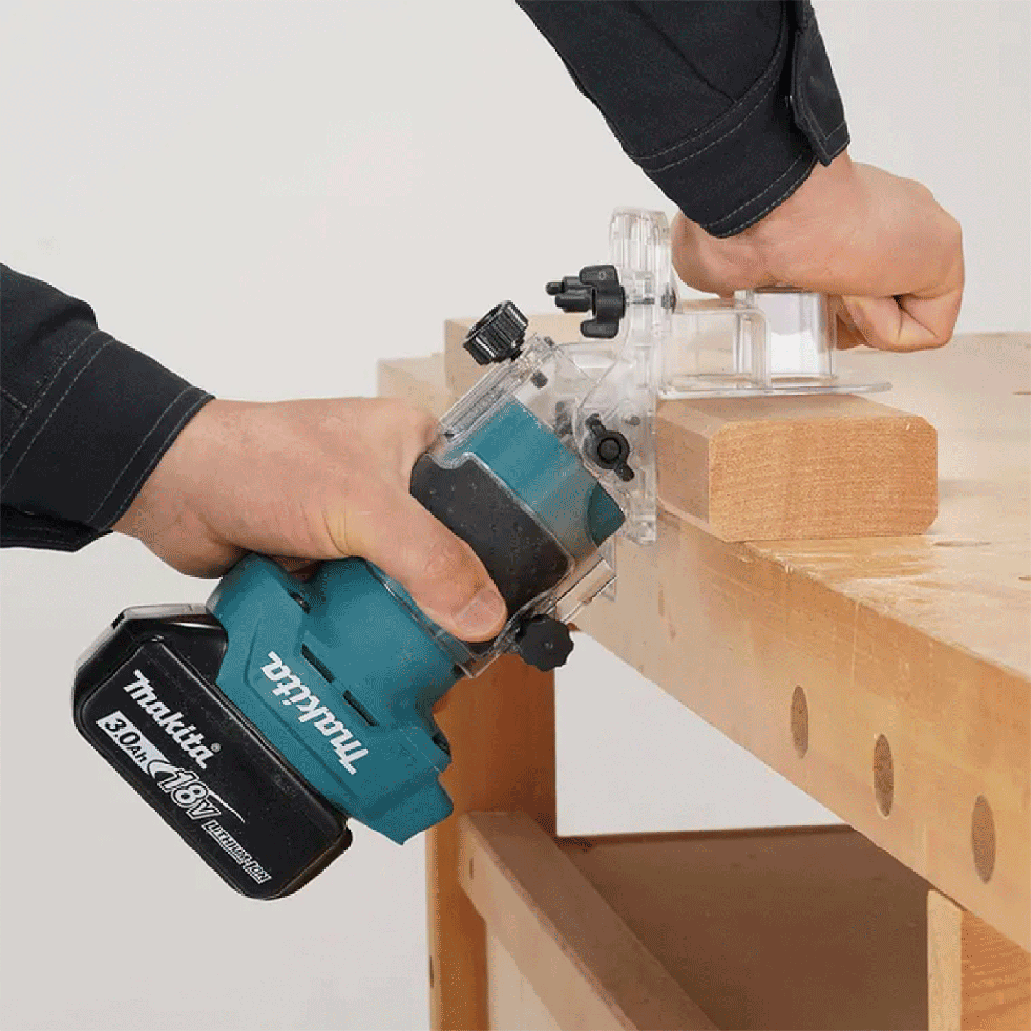 Fresadora Inalámbrica Makita DRT52Z - Sin Bateria-3