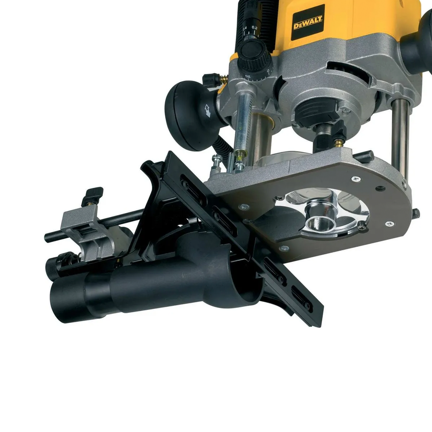 Rebajadora Base Ajustable 1100w 2hp Dewalt Dw621-b2-3