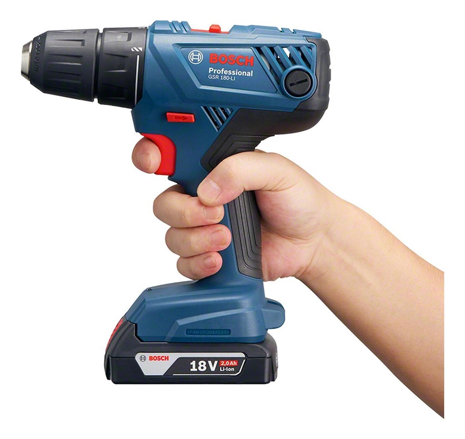 Taladro Atornillador Inal. Bosch Gsr 180 Li - 1 Bat-1