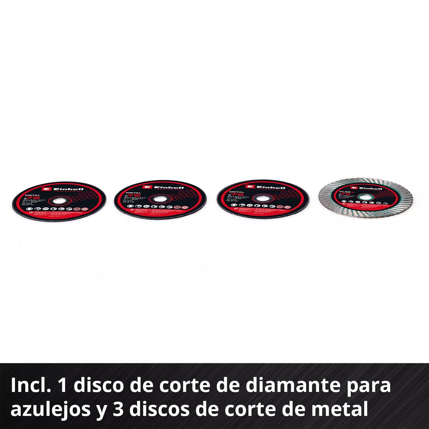 Esmeril Inalámbrico Multimaterial Einhell TP-CO 18/76-C Li BL - Solo-4