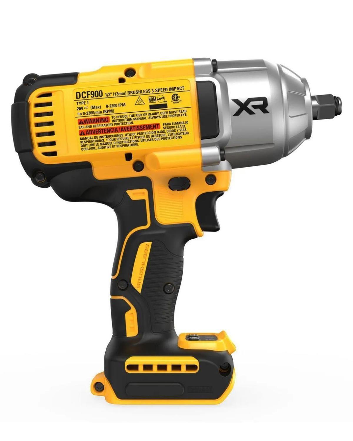 Llave De Impacto Dewalt 1/2 20v Máx Brushless Dcf900b-b3-1