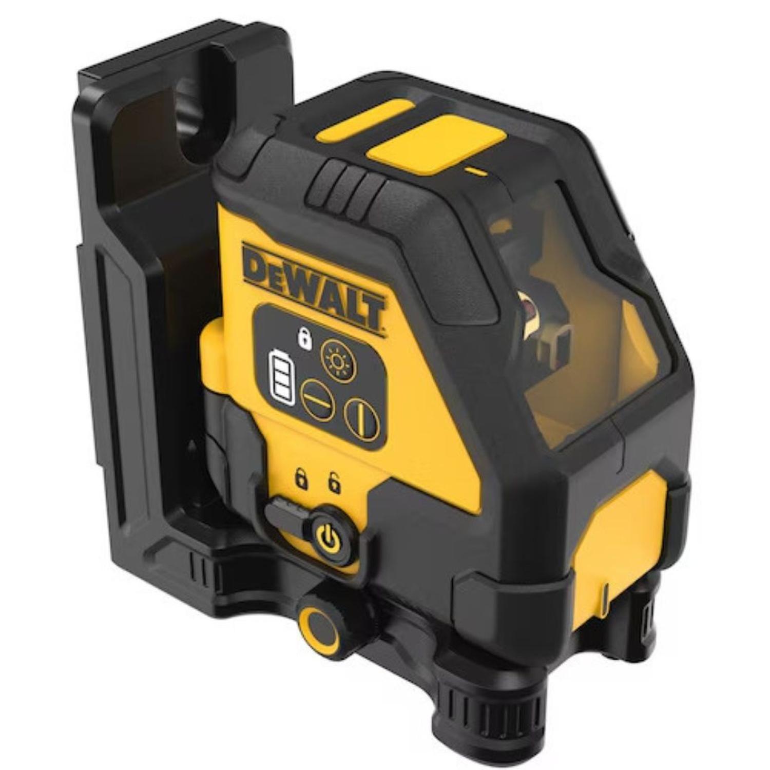 Kit Laser Linea Cruzada Rojo Recarga USB Dewalt DCLE14201RB-6