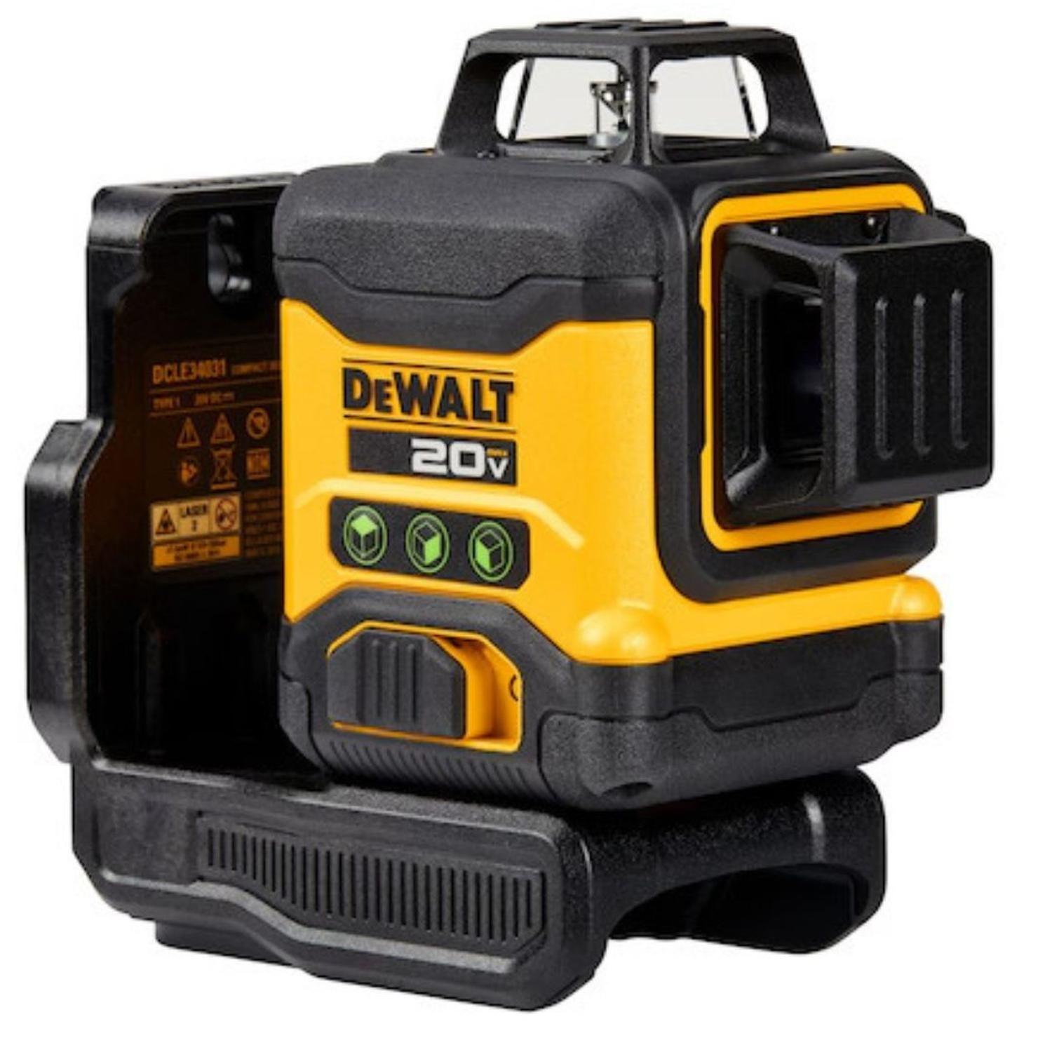 Nivel Láser Verde 12/20v 3 Líneas Cruzadas 360° Dewalt DCLE34031B-0