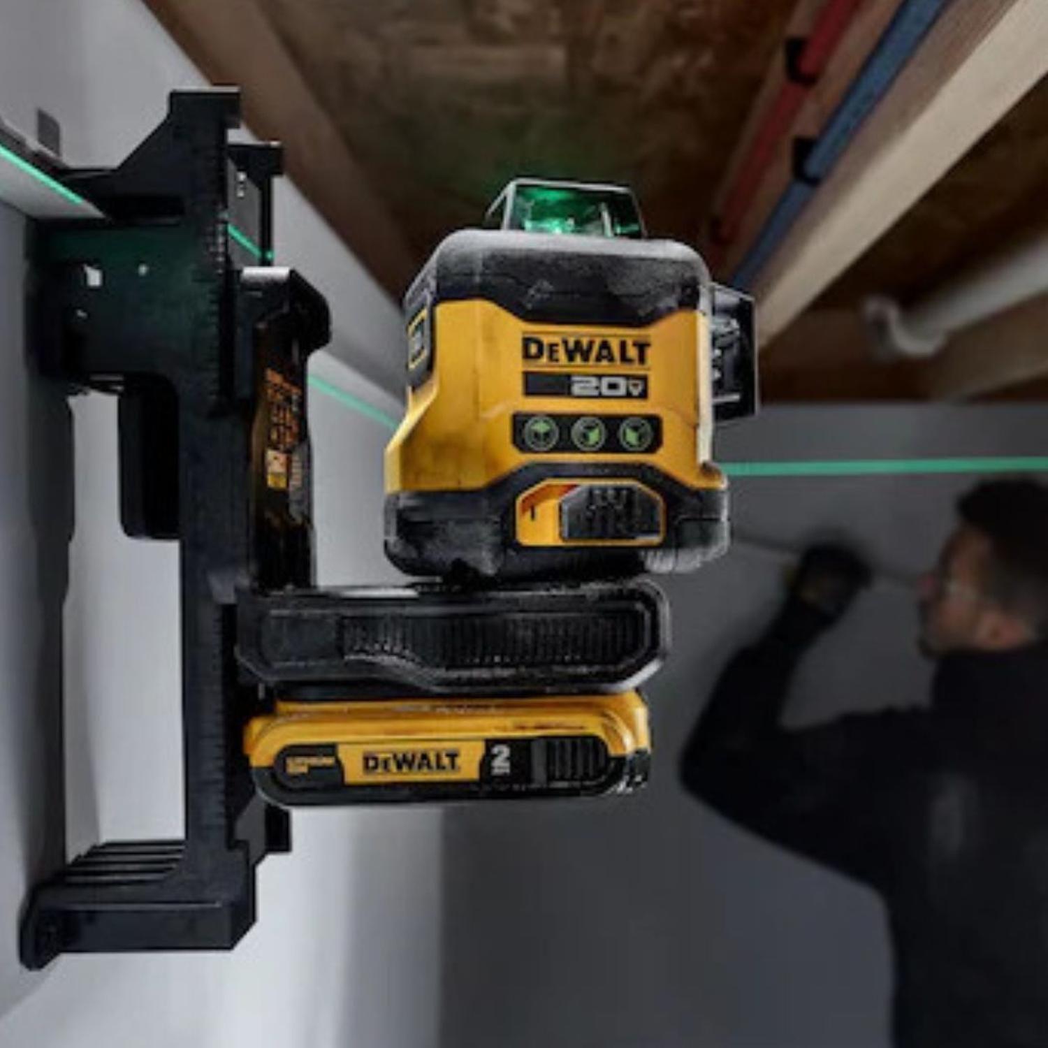 Nivel Láser Verde 12/20v 3 Líneas Cruzadas 360° Dewalt DCLE34031B-2