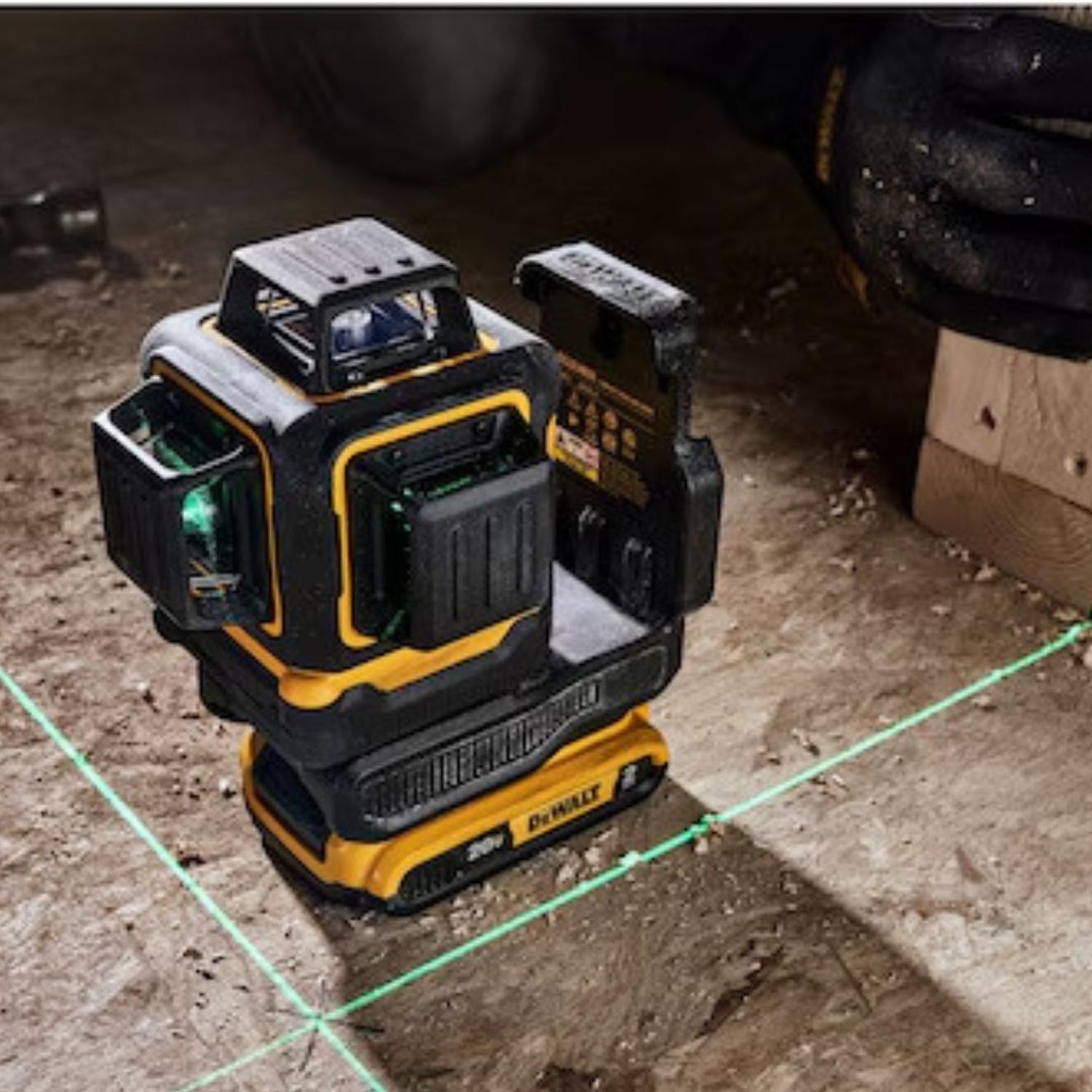 Nivel Láser Verde 12/20v 3 Líneas Cruzadas 360° Dewalt DCLE34031B-5