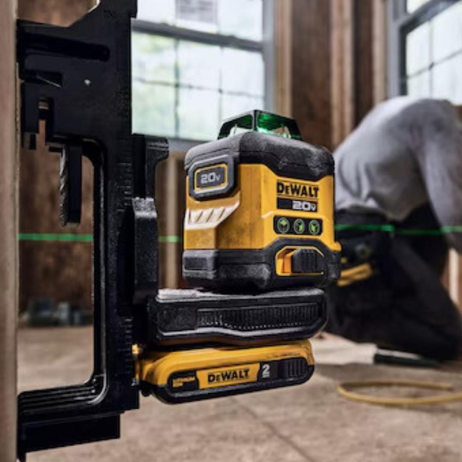 Nivel Láser Verde 12/20v 3 Líneas Cruzadas 360° Dewalt DCLE34031B-6