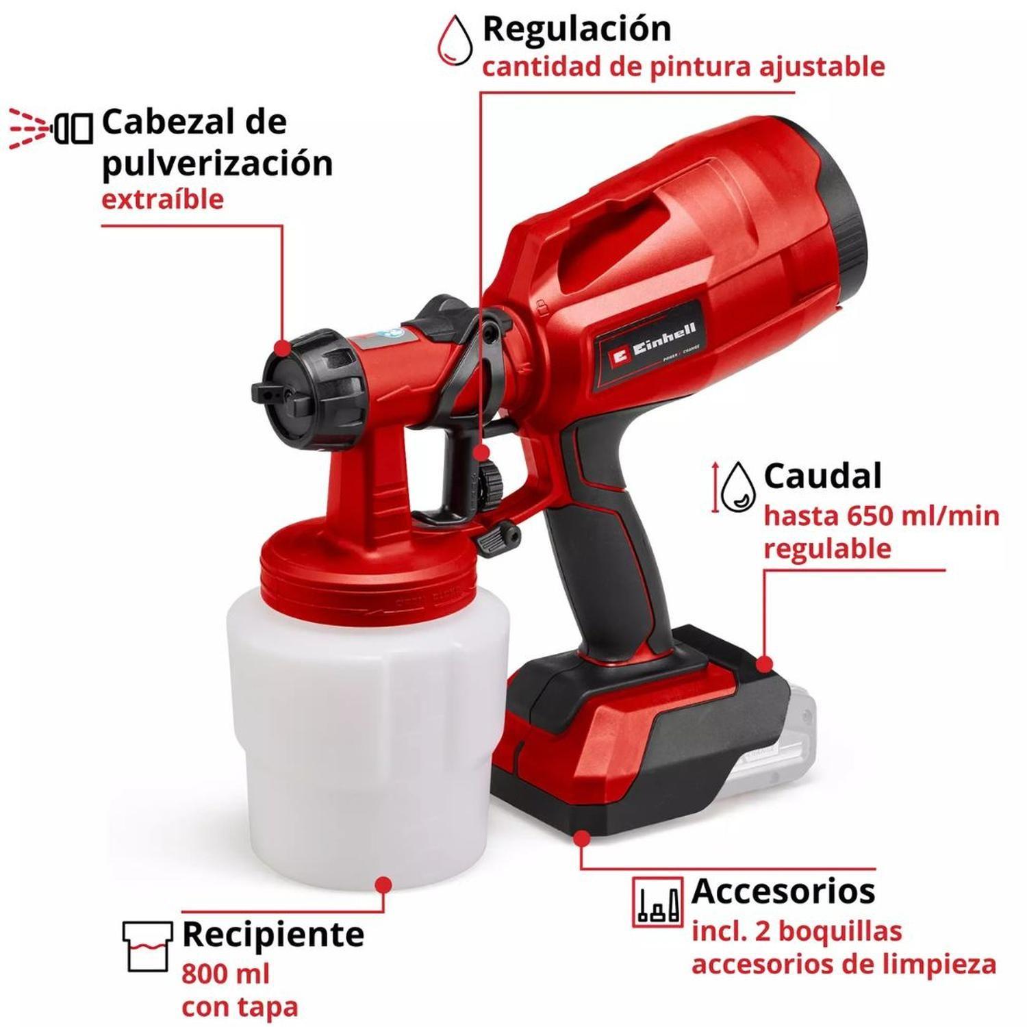 Pistola Pintar Inalámbrica Einhell Tc-sy 18/60 - Sin Bateria-1