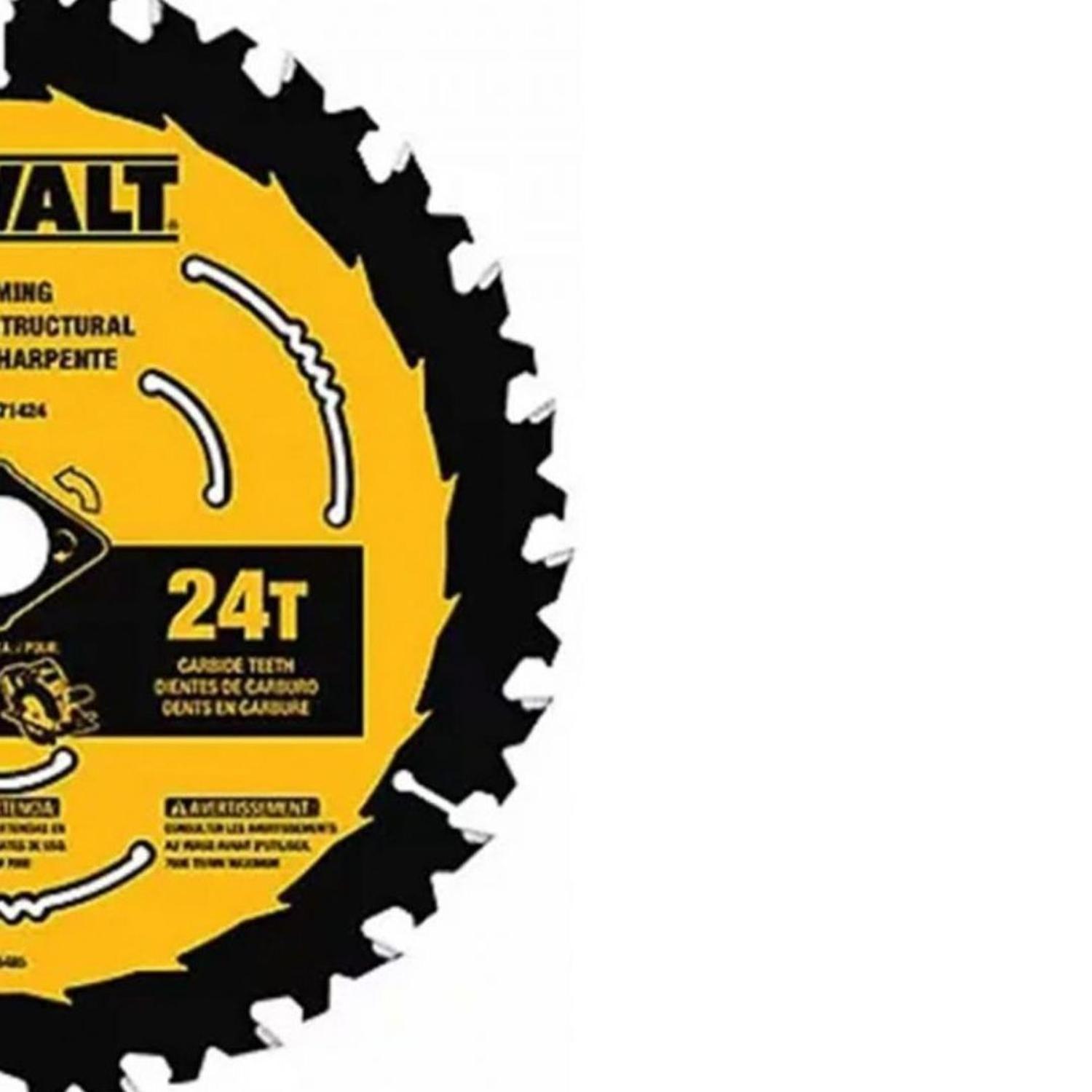 Disco De Sierra 7-1/4''x 5/8'' 24 Dientes Dewalt DWA271424-3