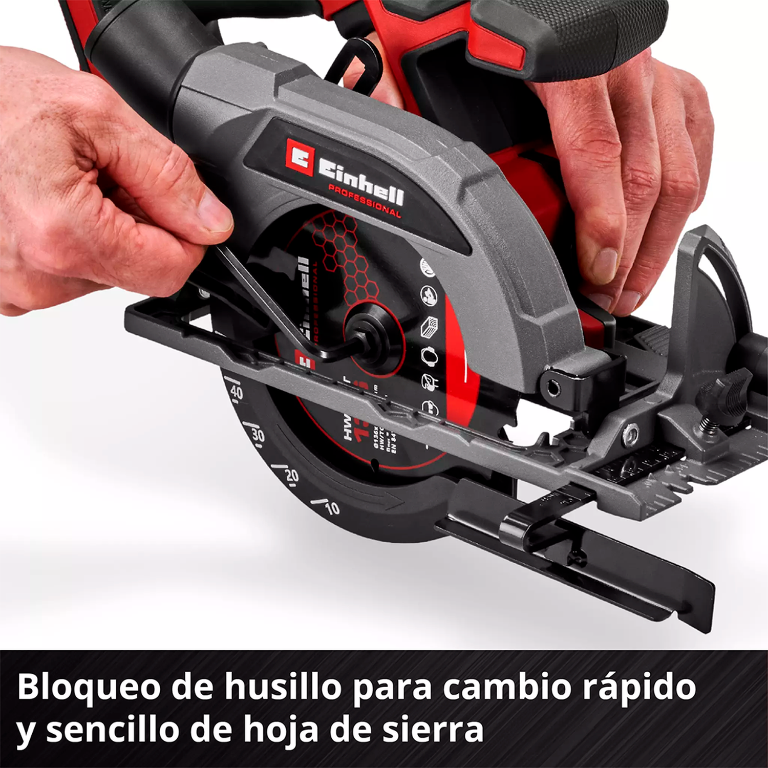 Siera Circular Inal. Einhell TP-CS 18/136-C Li BL - Sin Baterías-5