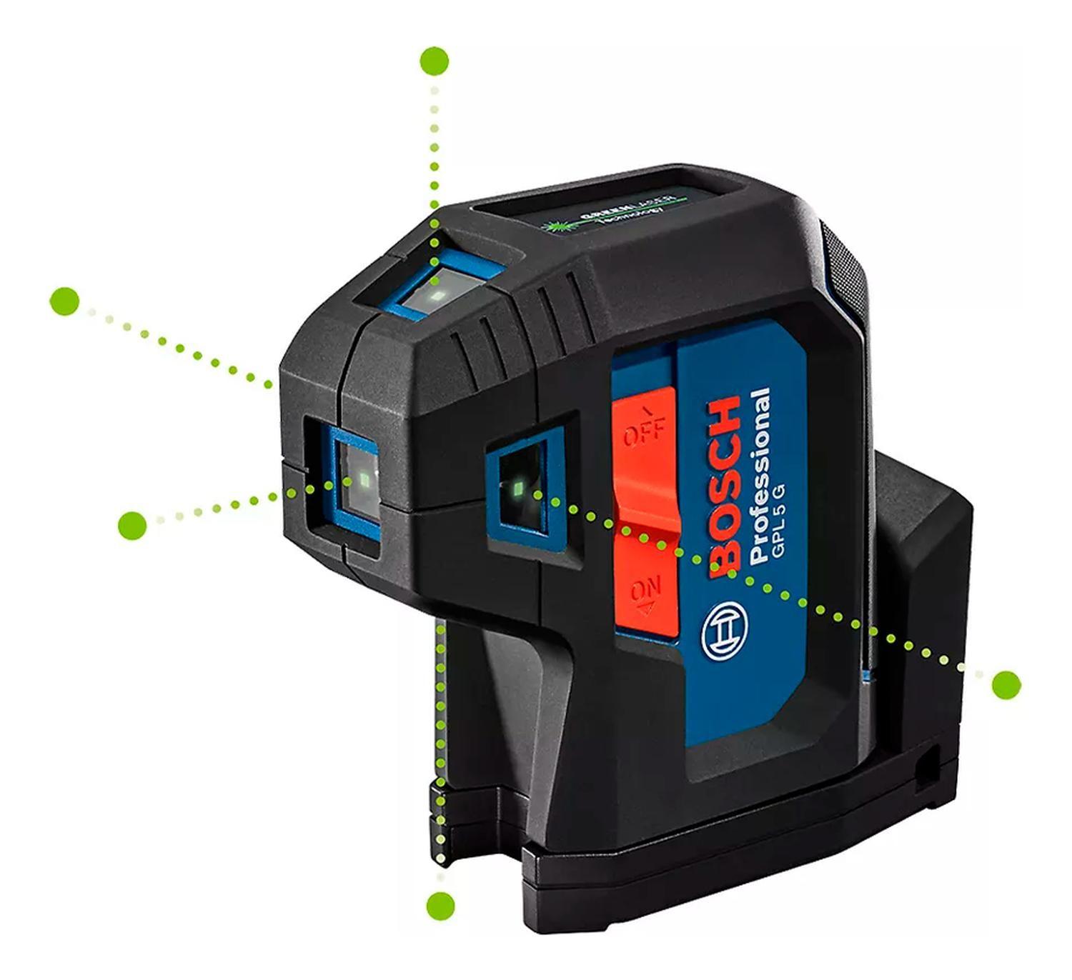 Nivel Láser Bosch De Puntos Verde Gpl 5g-5
