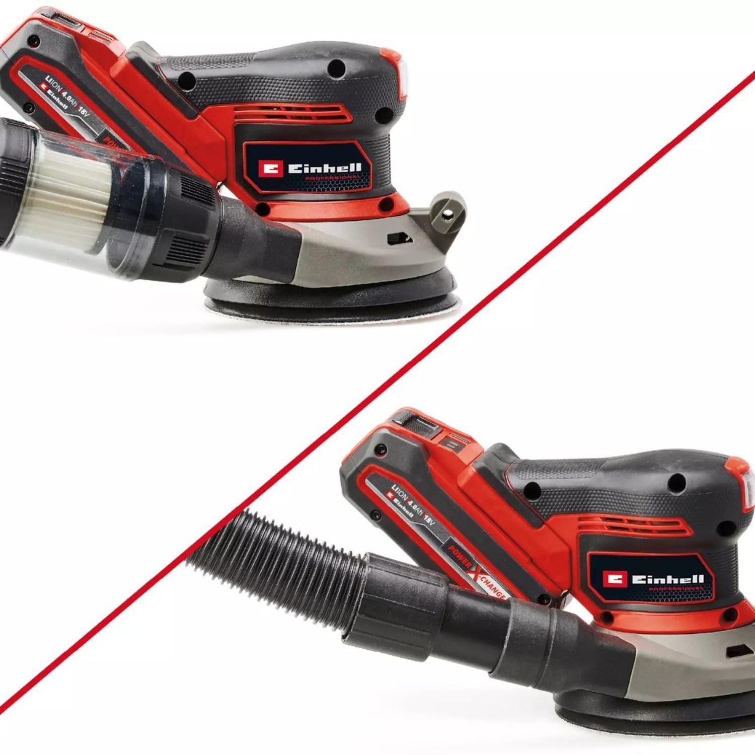 Kit Lijadora Rotorbital Einhell Tp-rs 18/32 Bl + Carg Y Bat-6