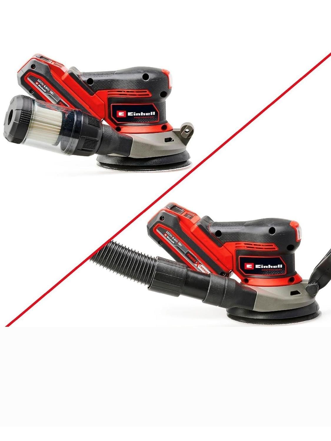 Kit Lijadora Rotorbital Einhell Tp-rs 18/32 Bl + Carg Y Bat-3