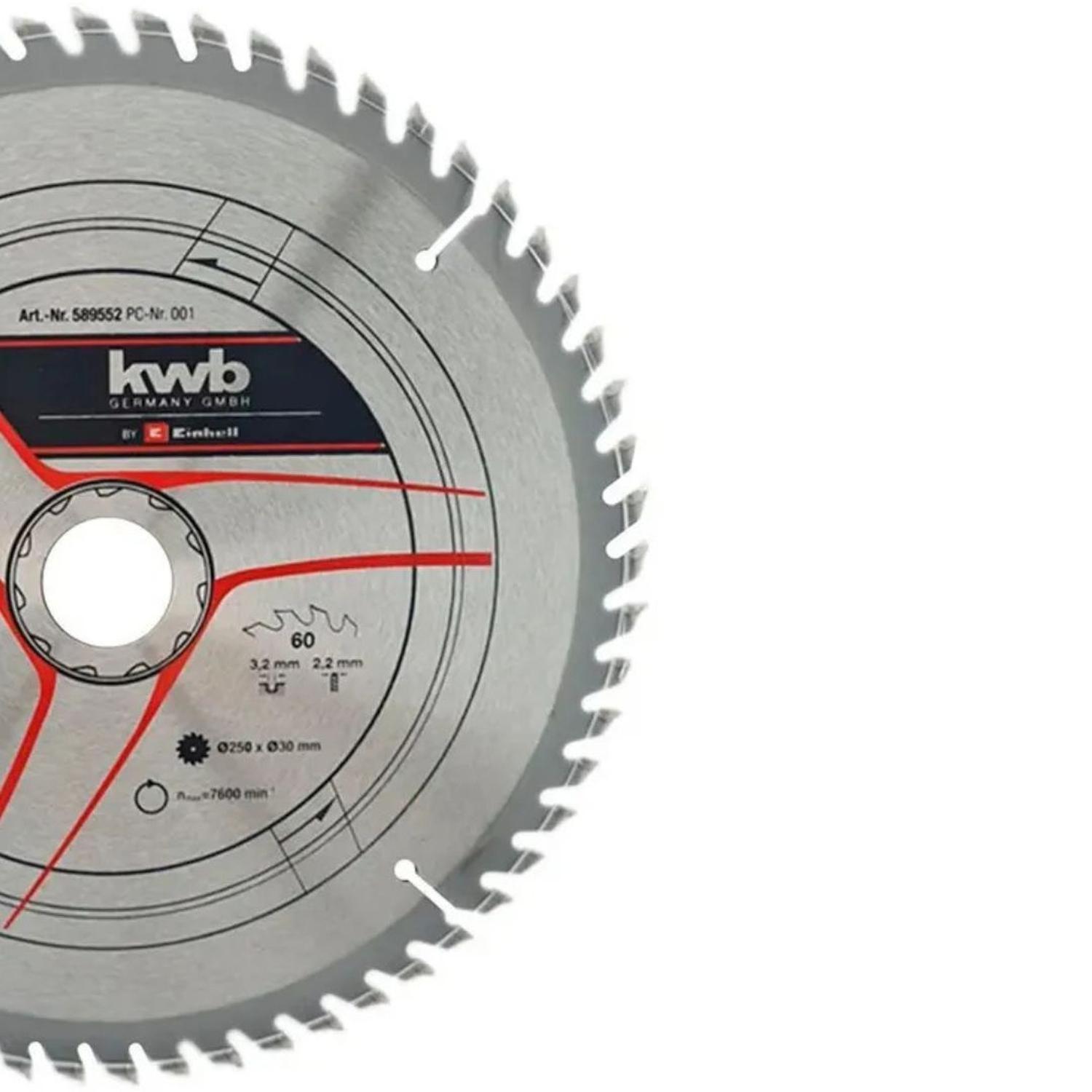Disco Kwb 250x30 Mm - 60 Dientes-3