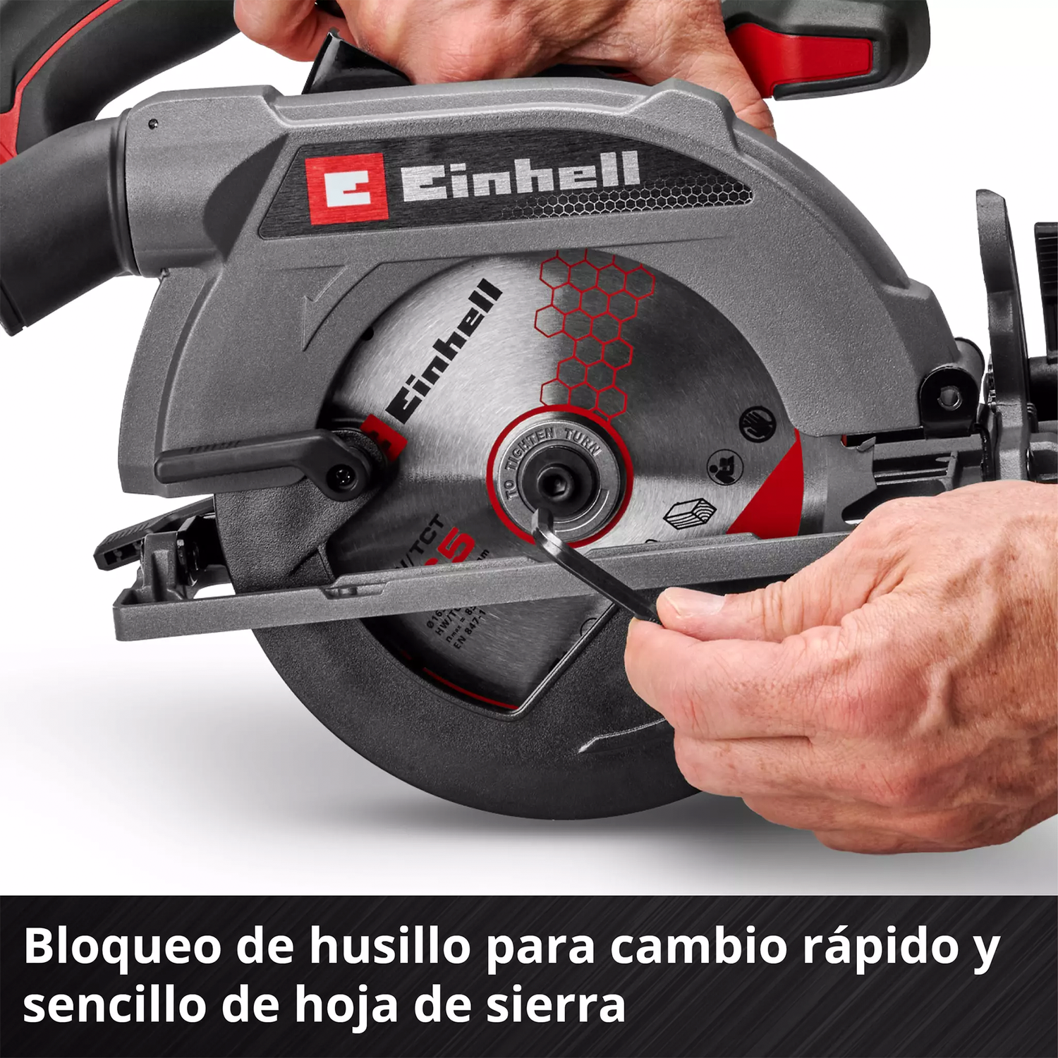 Sierra Circular Inal. Einhell TE-CS 18/165-2 Li - Sin Baterías-3