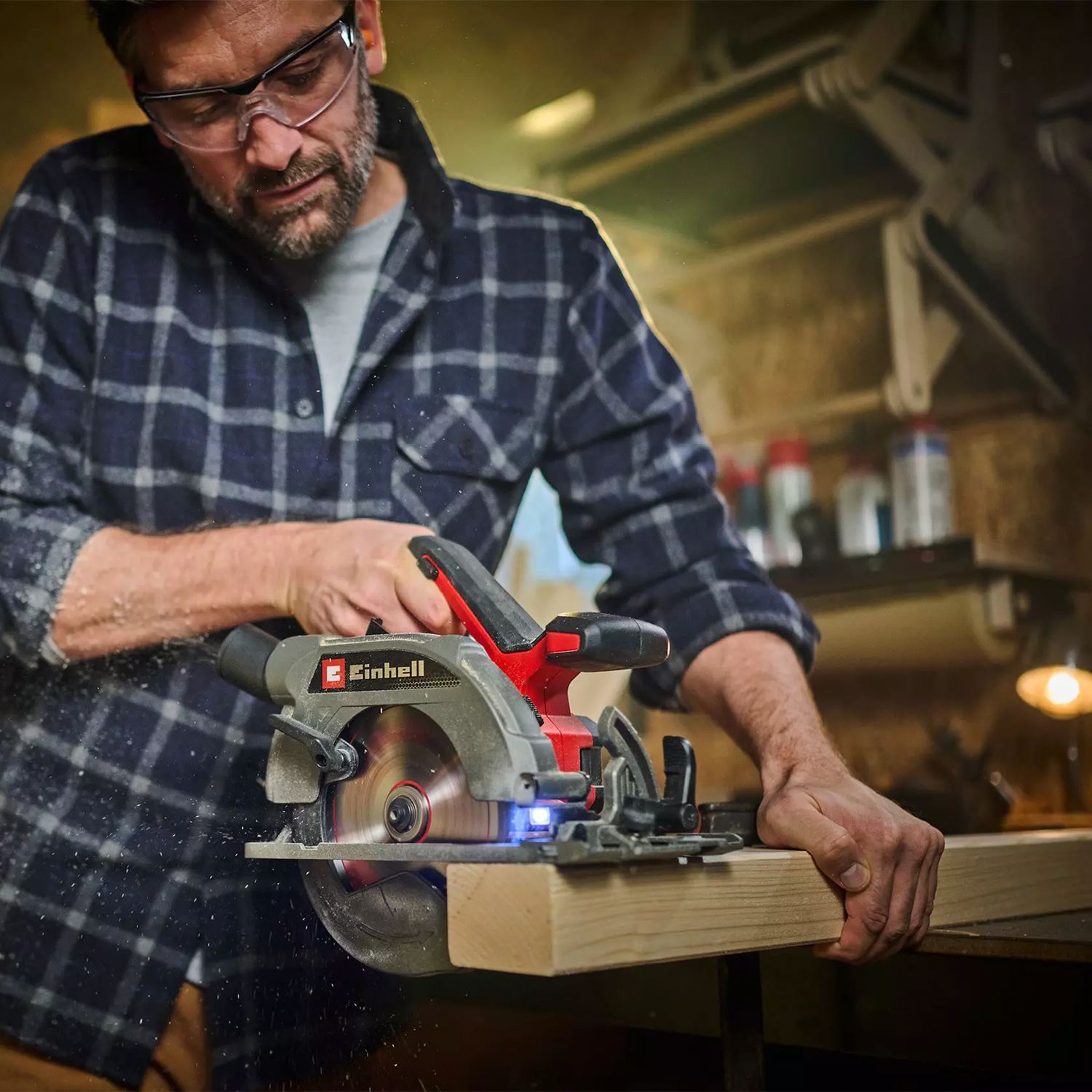 Sierra Circular Inal. Einhell TE-CS 18/165-2 Li - Sin Baterías-6